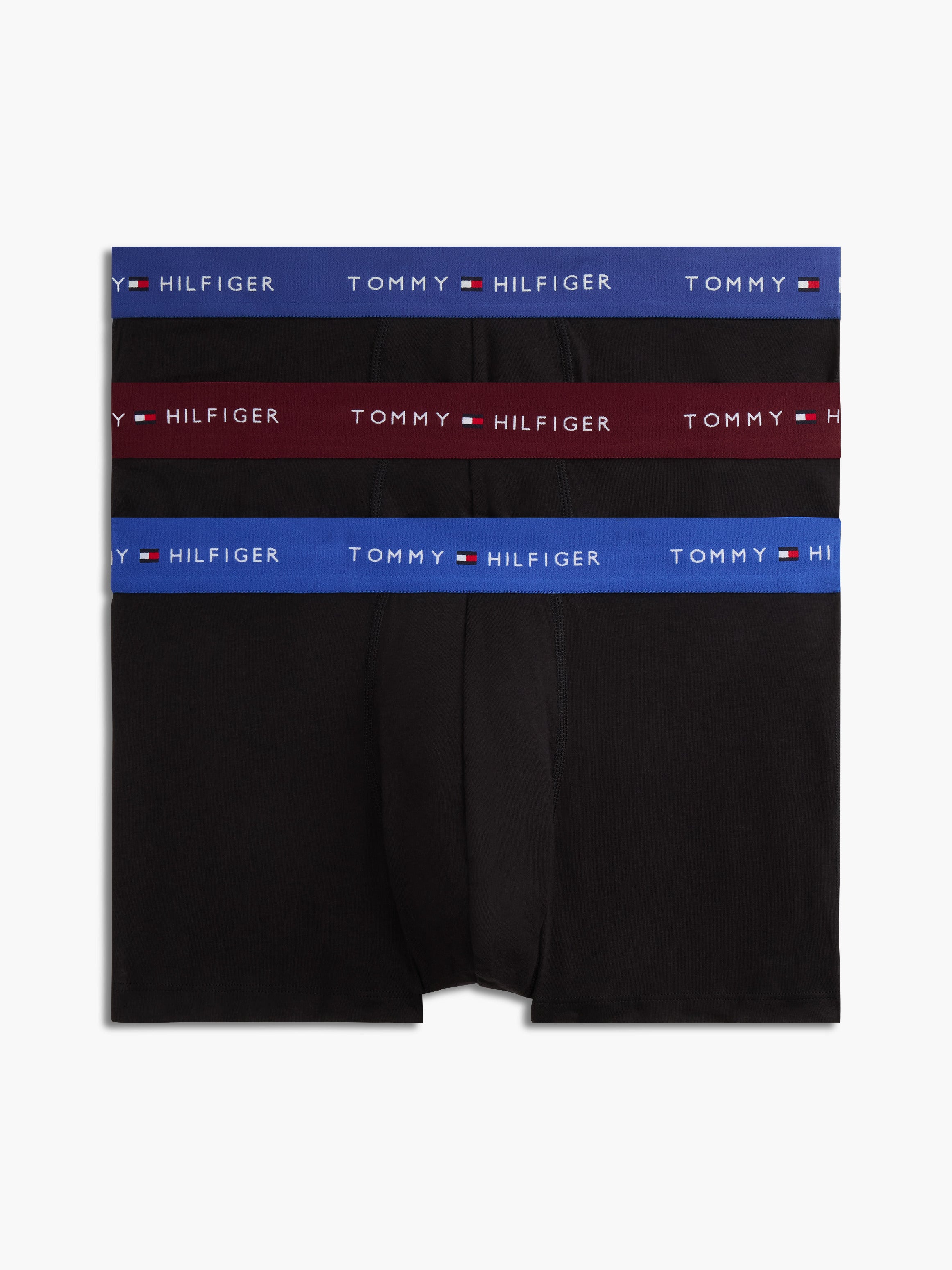 Tommy Hilfiger miesten bokserit 3P Trunk WB, musta