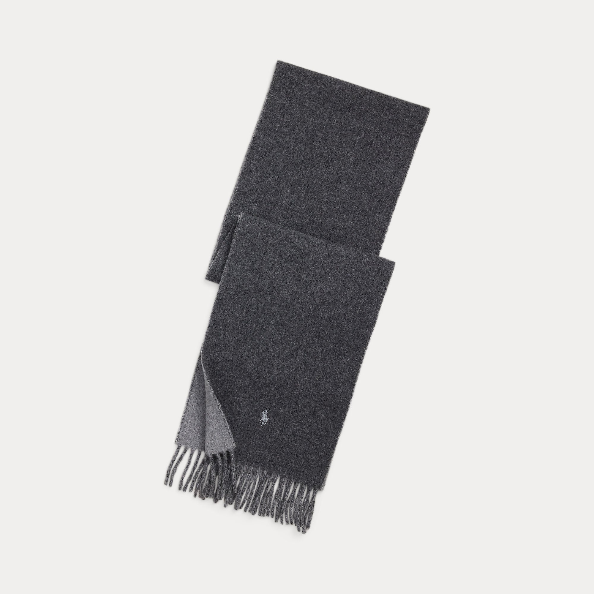 Polo Ralph Lauren huivi CLSSC RVRSBL Scarf Oblong, tummanharmaa