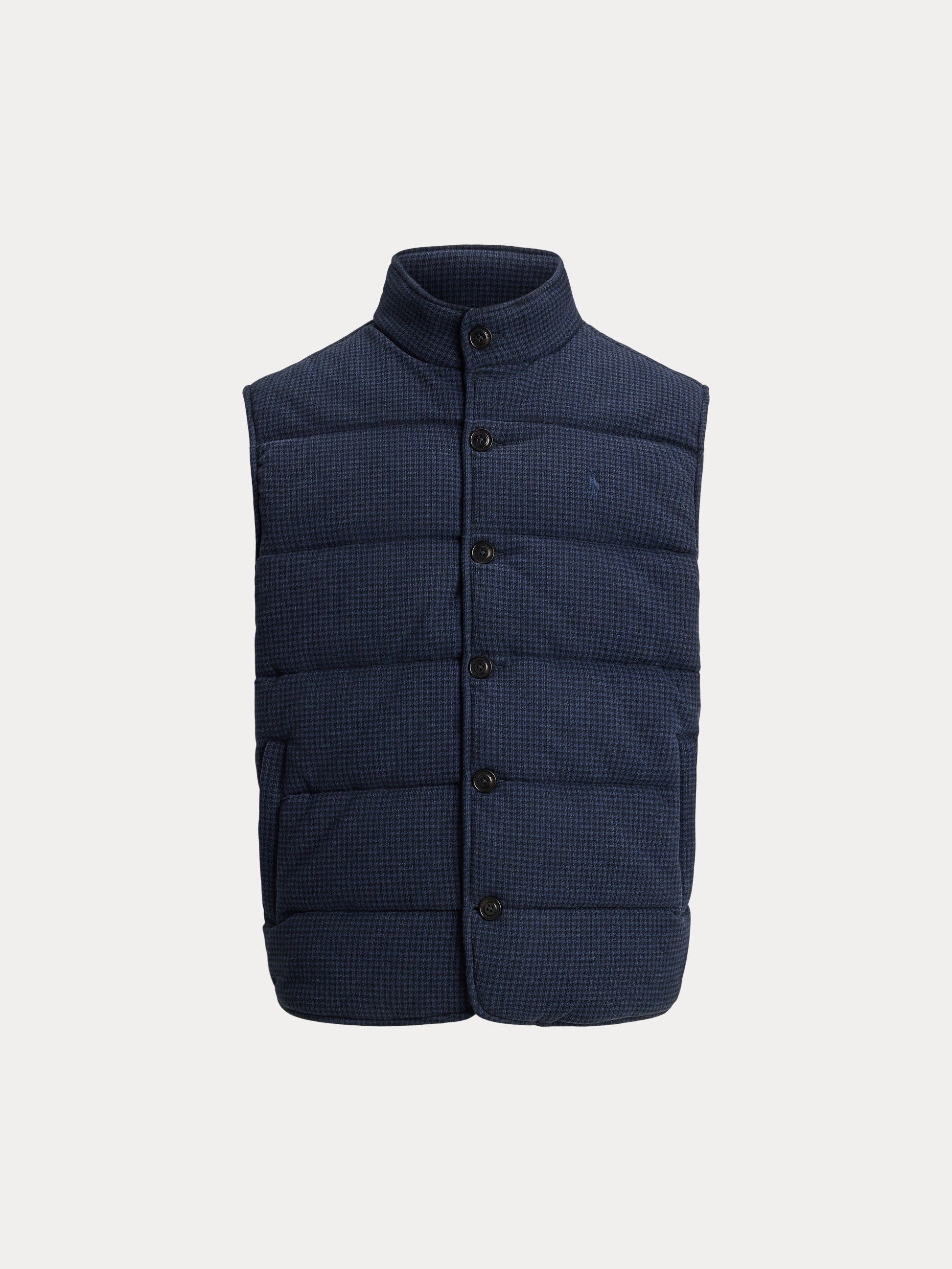 Polo Ralph Lauren Miesten liivi Houndstooth Print Estate Rib, sininen