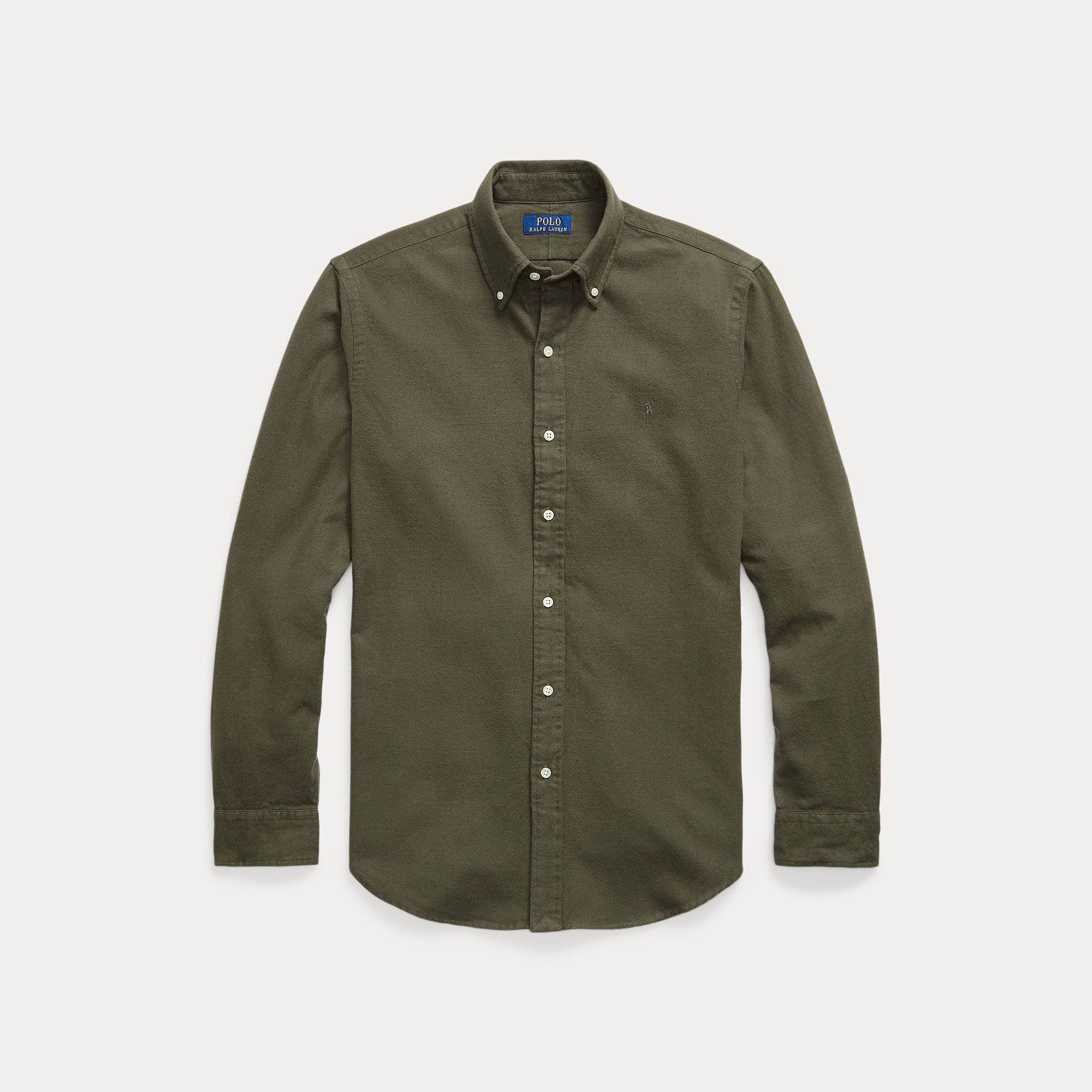 Polo Ralph Lauren miesten kauluspaita Long Sleeve Sport Shirt, tummanvihreä