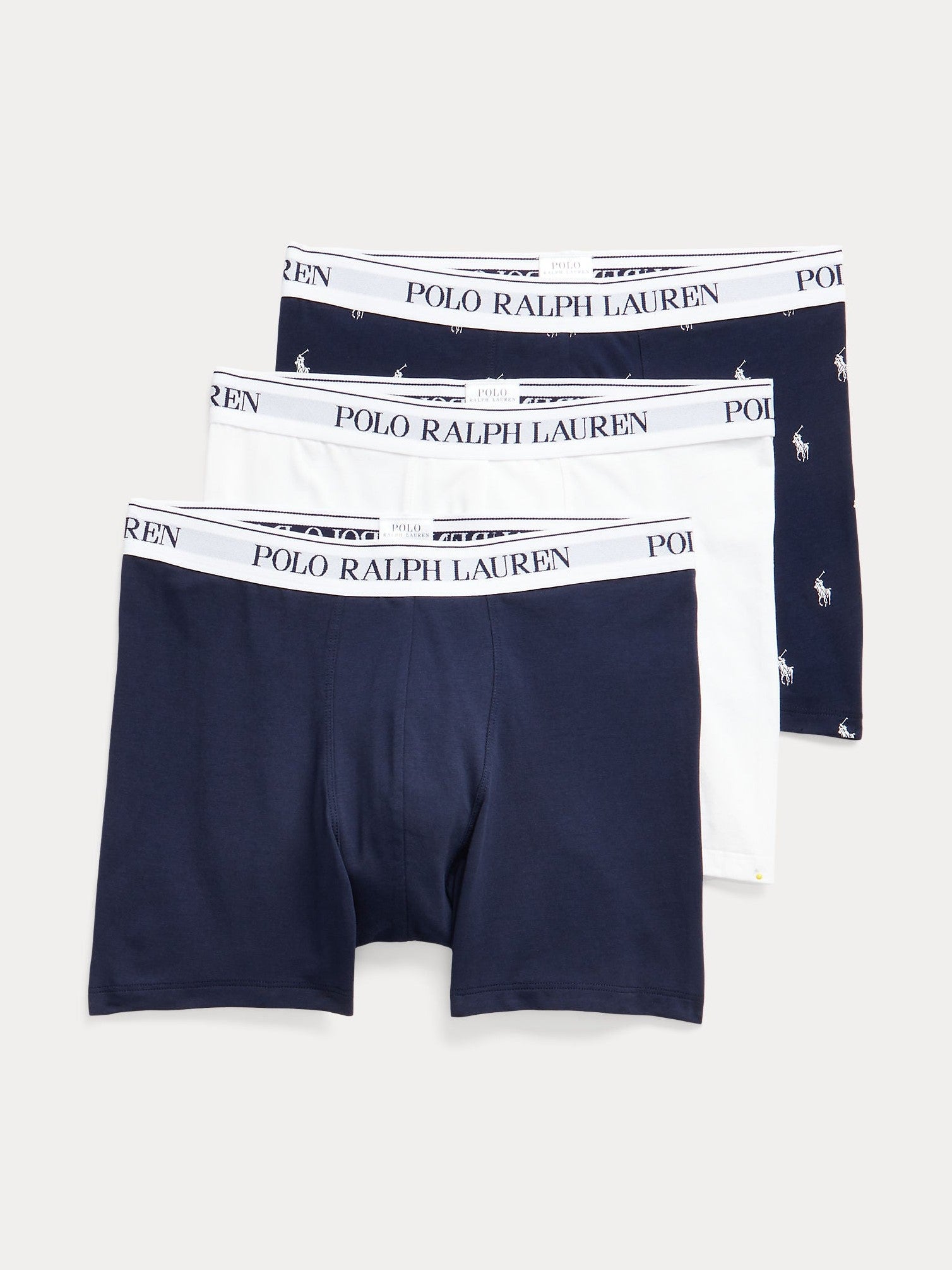 Polo Ralph Lauren Miehet Alushousut K Boxer Brief 3kpl AOP tummansininen