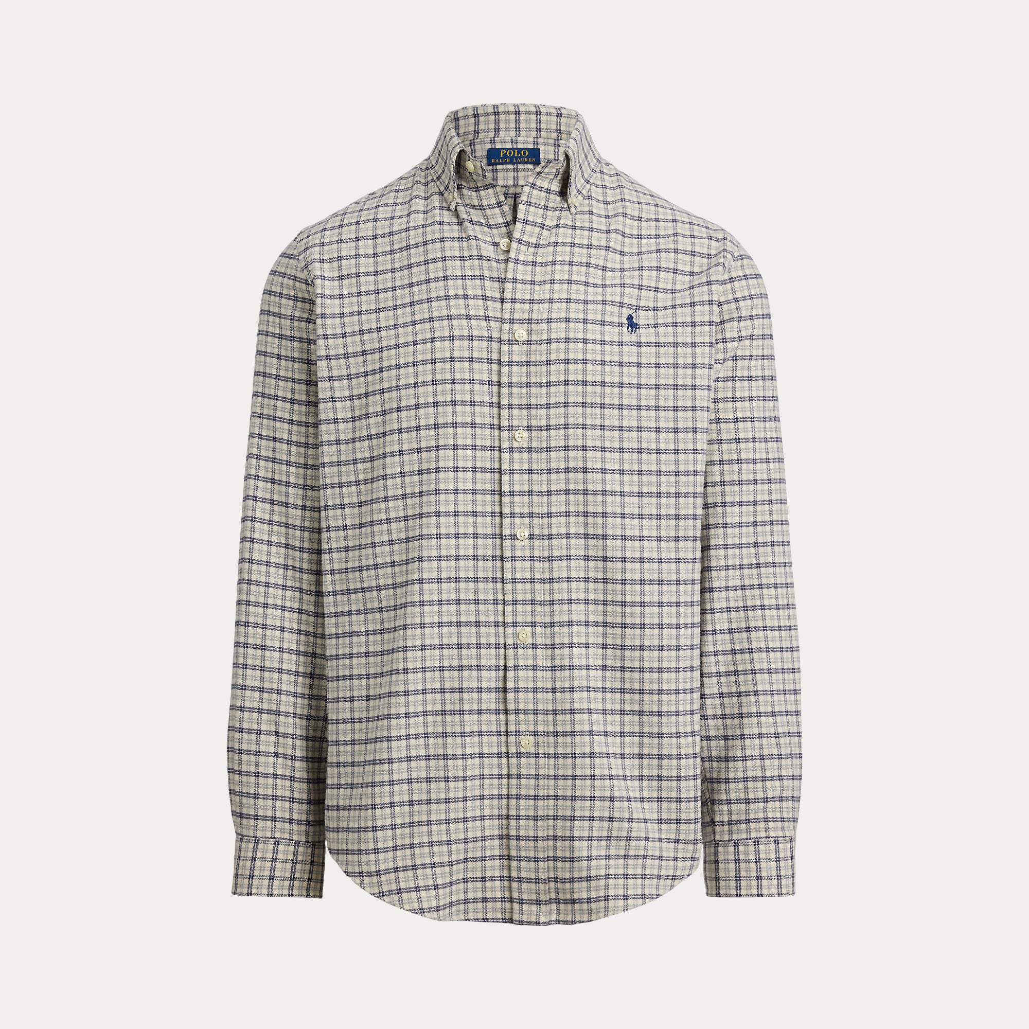 Polo Ralph Lauren miesten kauluspaita Long Sleeve Sport Shirt, vaaleanharmaa