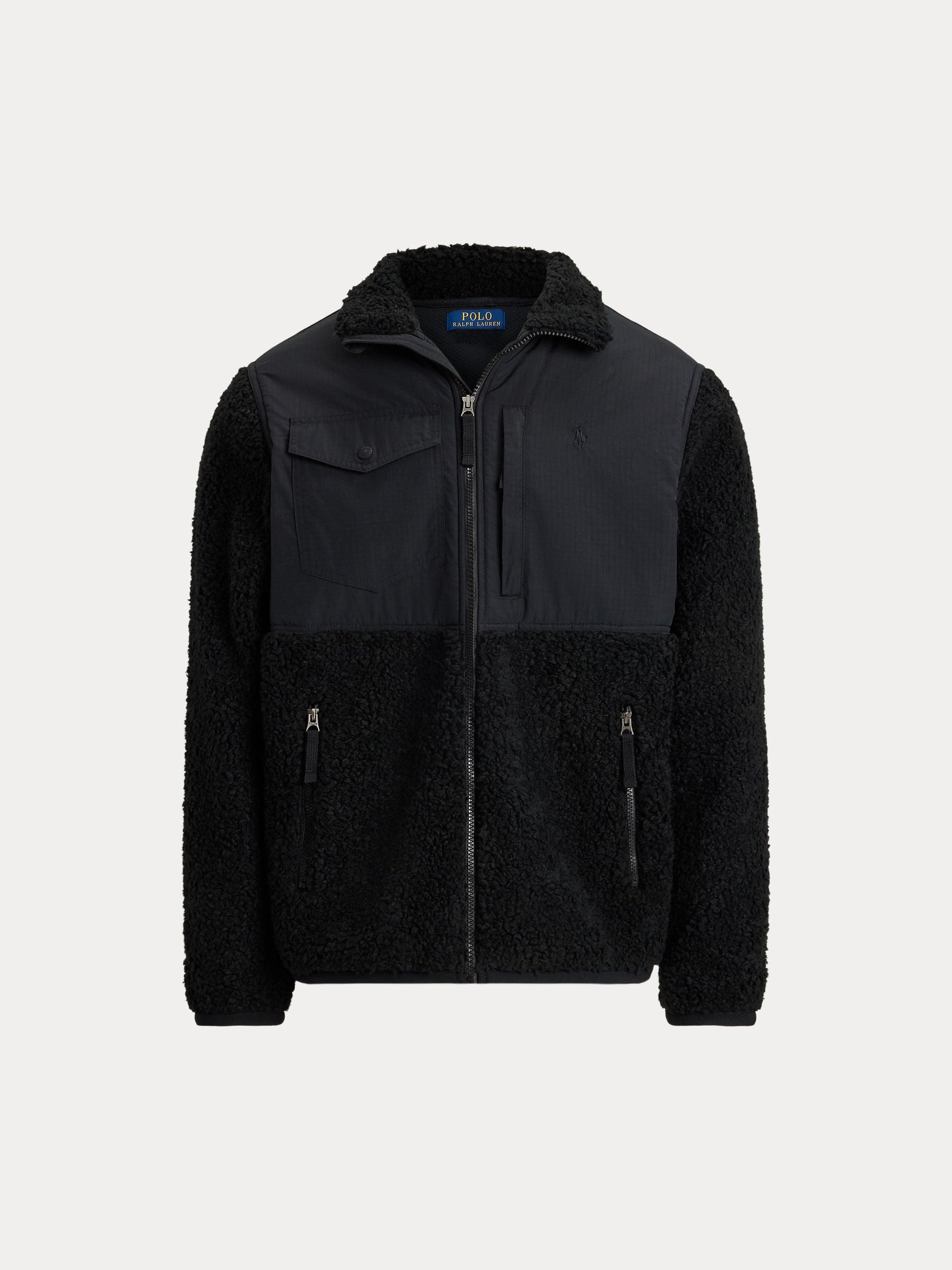 Polo Ralph Lauren miesten teddytakki Long Sleeve Full Zip, musta