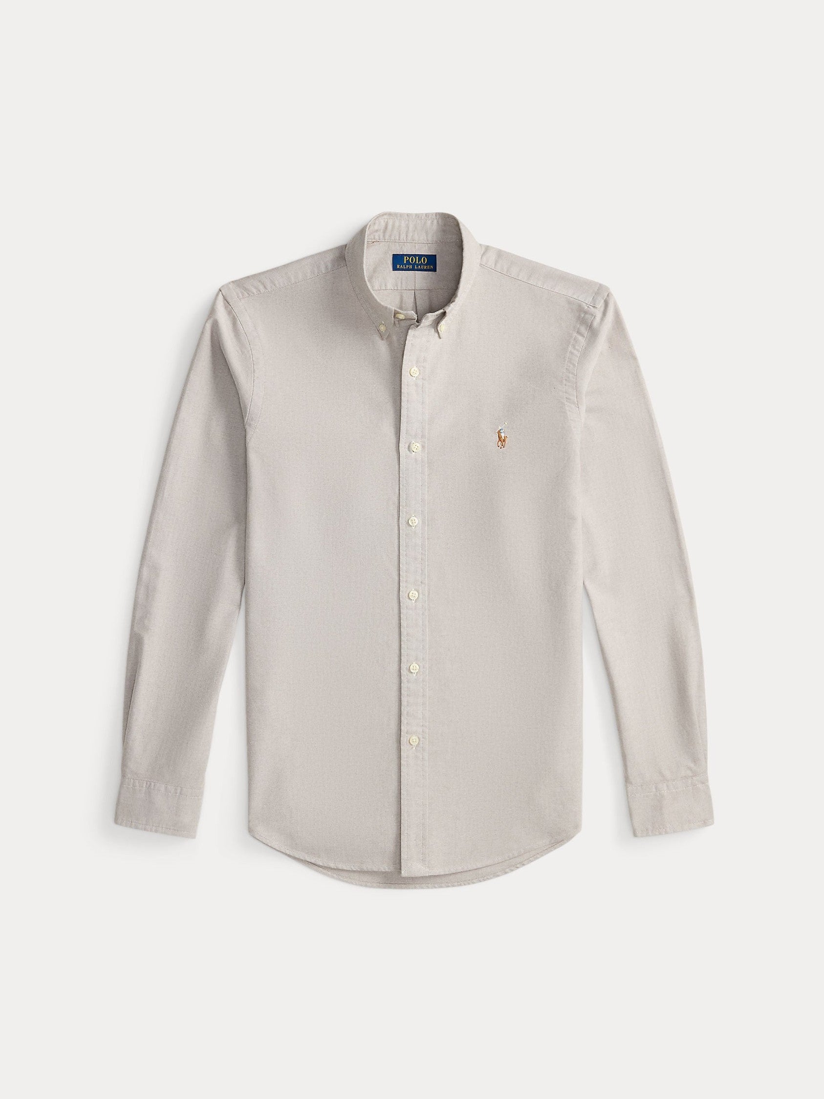 Polo Ralph Lauren miesten kauluspaita Long Sleeve Sport Shirt, vaaleanruskea