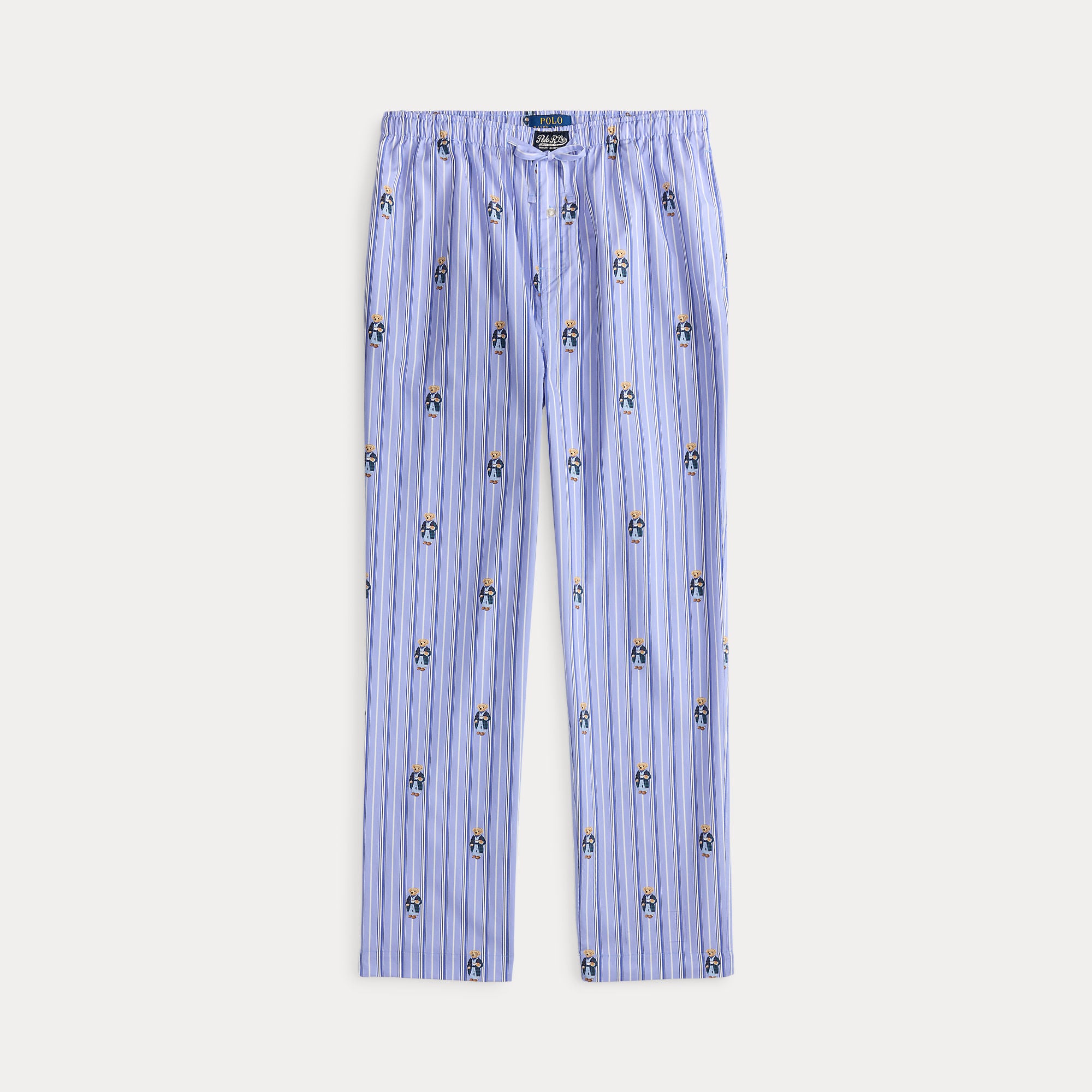 Polo Ralph Lauren miesten pyjamahousut K PJ Pant Sleep Bottom, raidallinen sininen