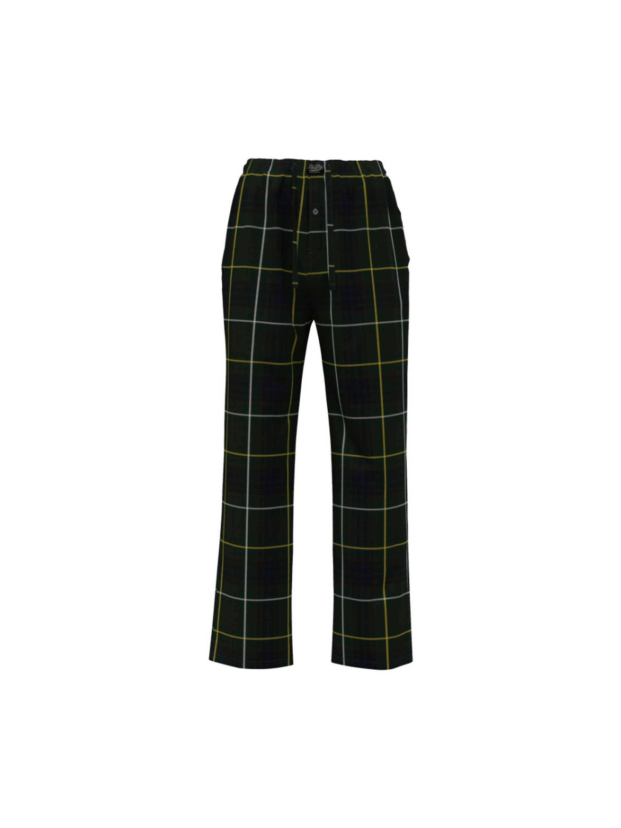 Polo Ralph Lauren miesten pyjamahousut K PJ Pant Sleep Bottom, vihreä ruutu