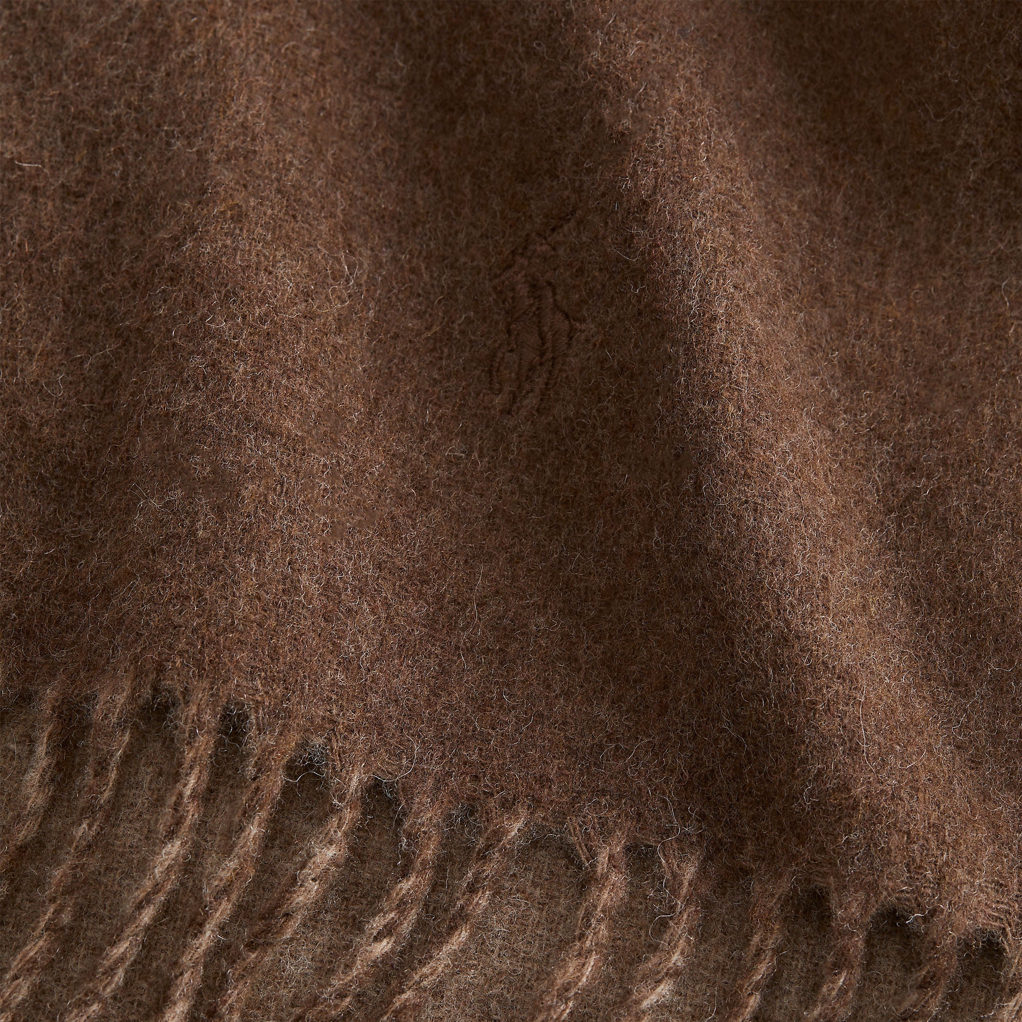 Polo Ralph Lauren Unisex huivi Classic RVRS Scarf, tummanruskea