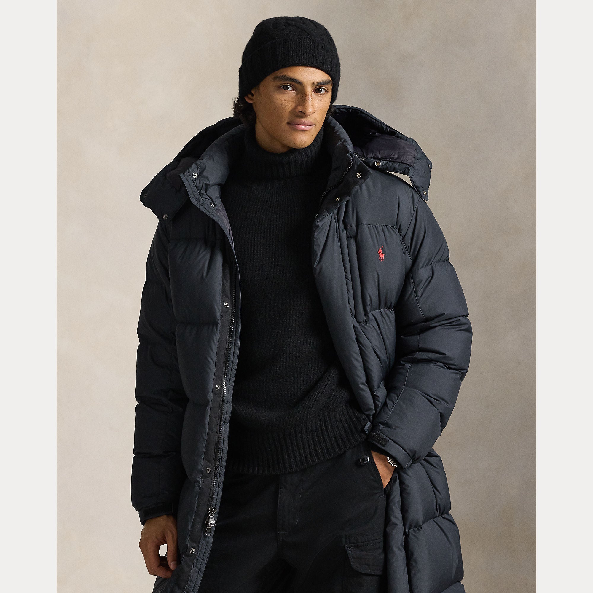 Polo Ralph Lauren miesten takki Gorham Long, musta