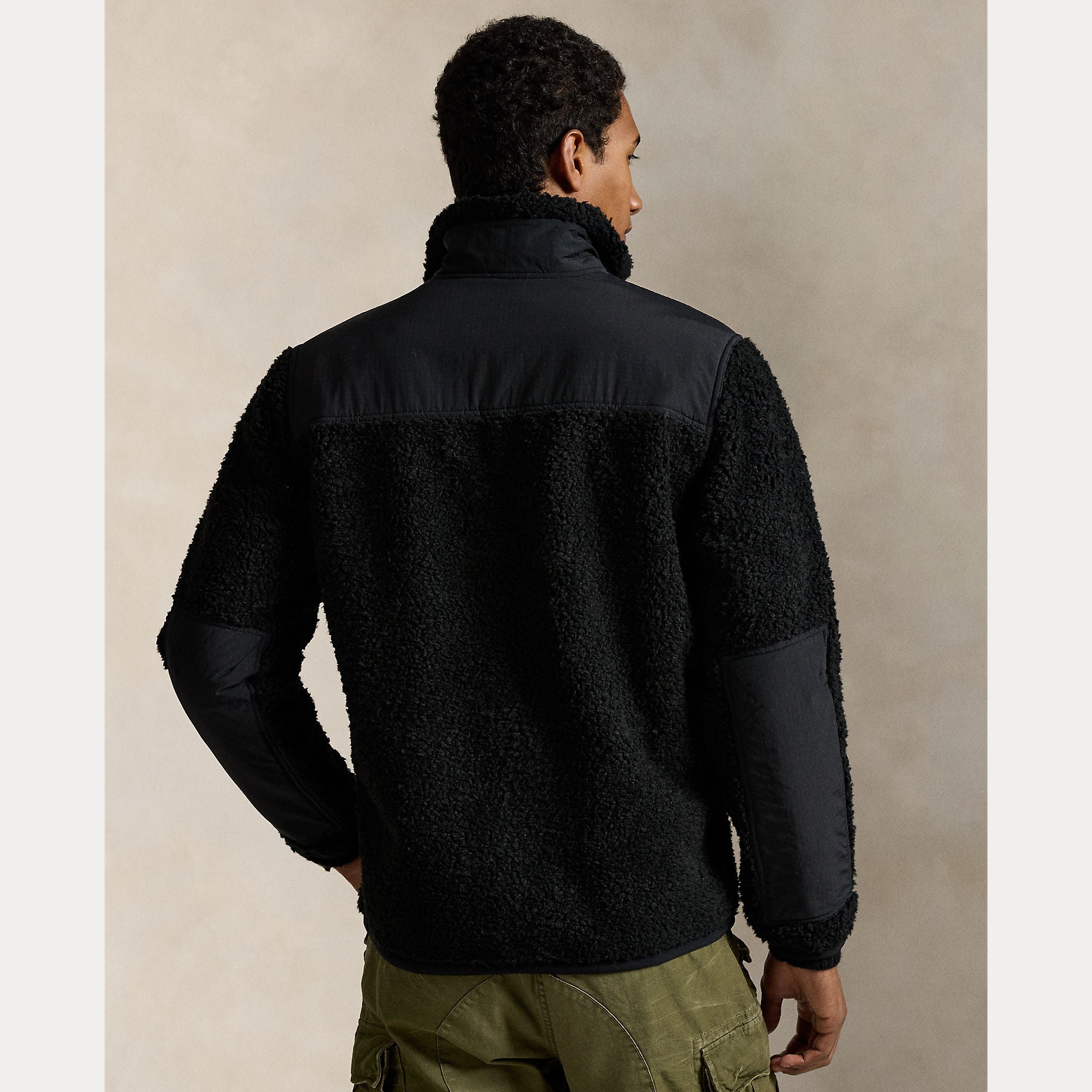 Polo Ralph Lauren miesten teddytakki Long Sleeve Full Zip, musta