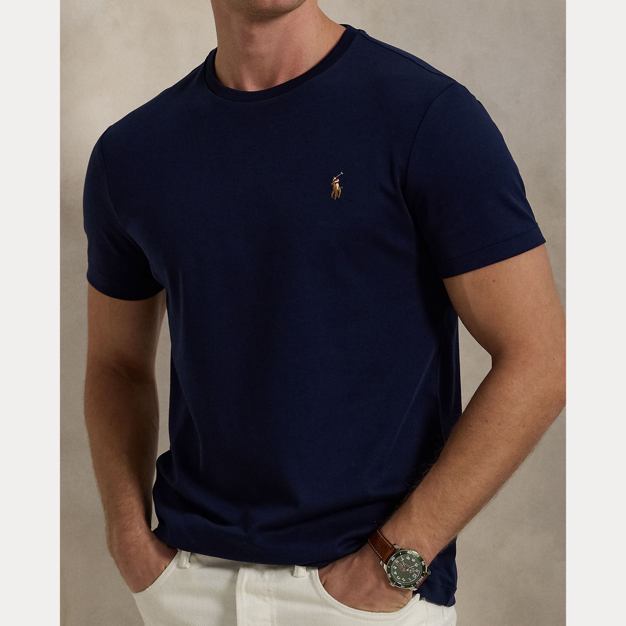 Polo Ralph Lauren miesten t-paita Short Sleeve T Shirt, tummansininen