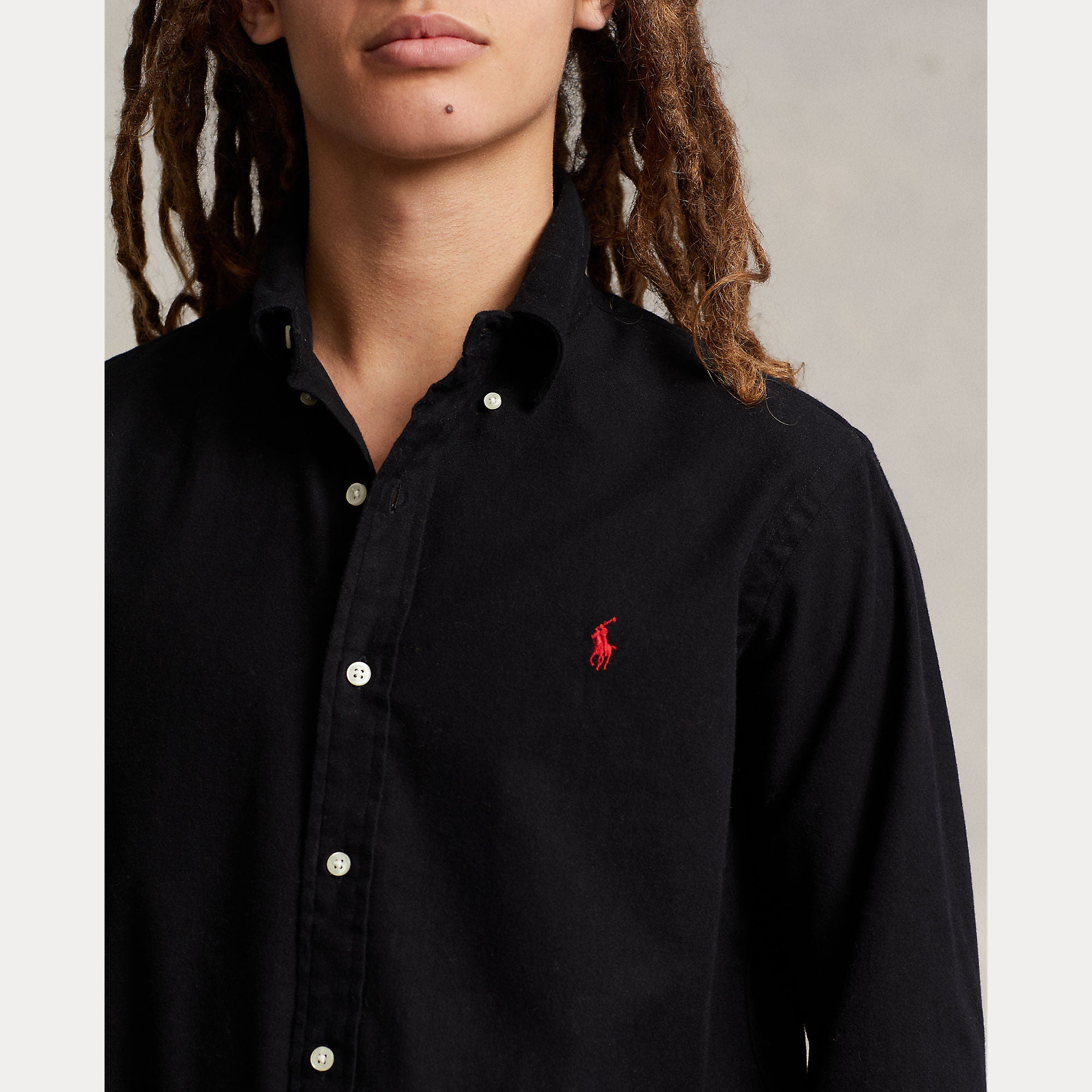 Polo Ralph Lauren miesten kauluspaita Long Sleeve Sport Shirt, musta