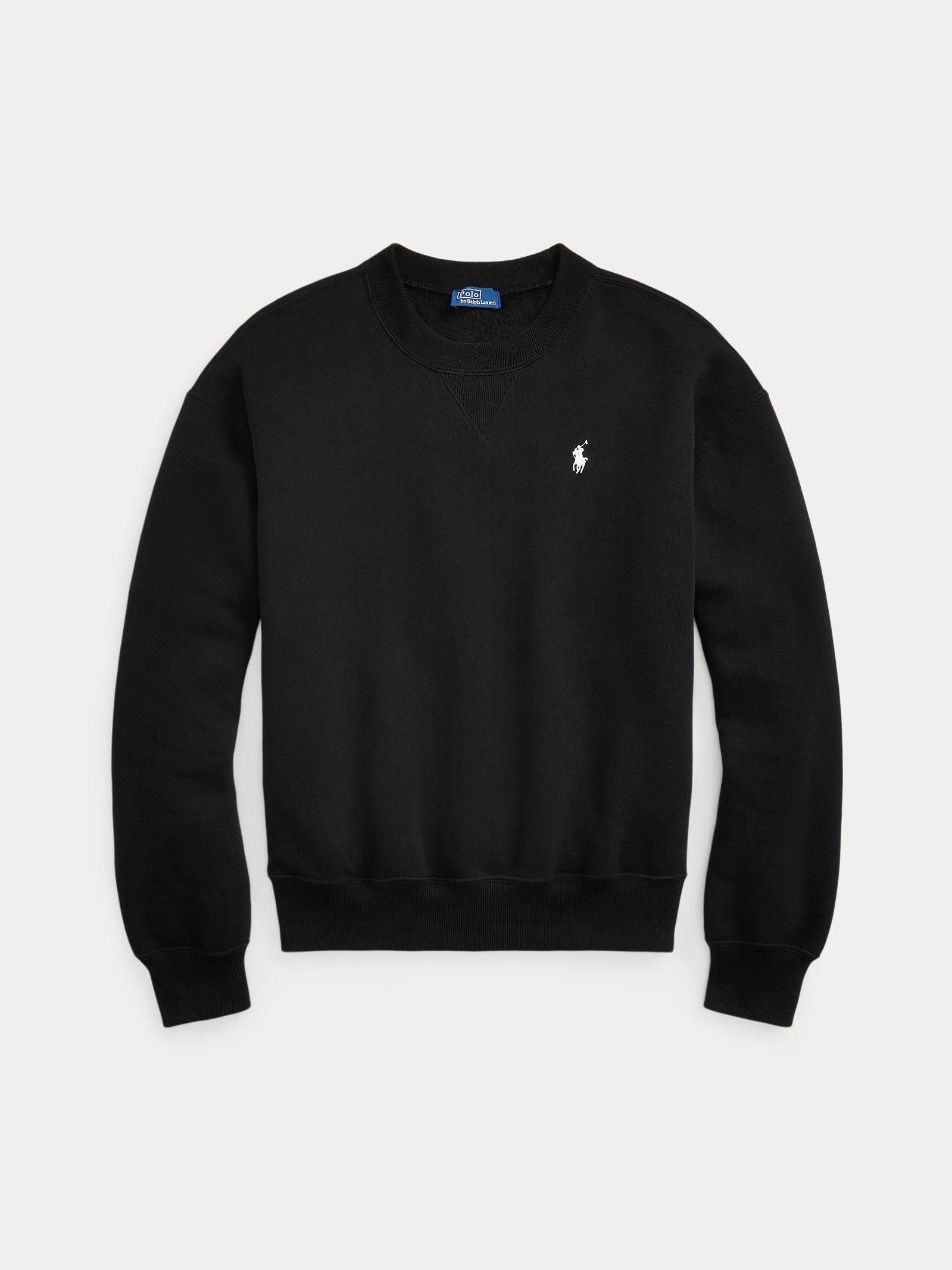 Polo Ralph Lauren naisten collegepaita Fleece Crewneck, musta