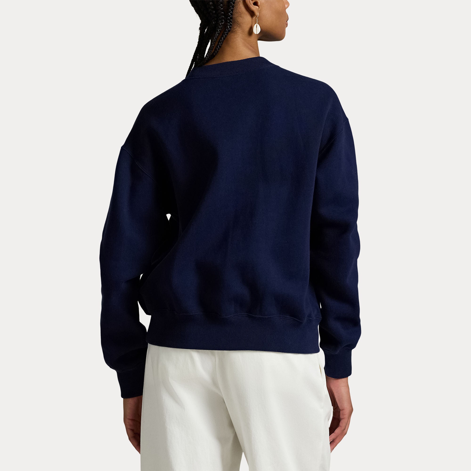 Polo Ralph Lauren naisten collegepaita Fleece Crewneck, tummansininen