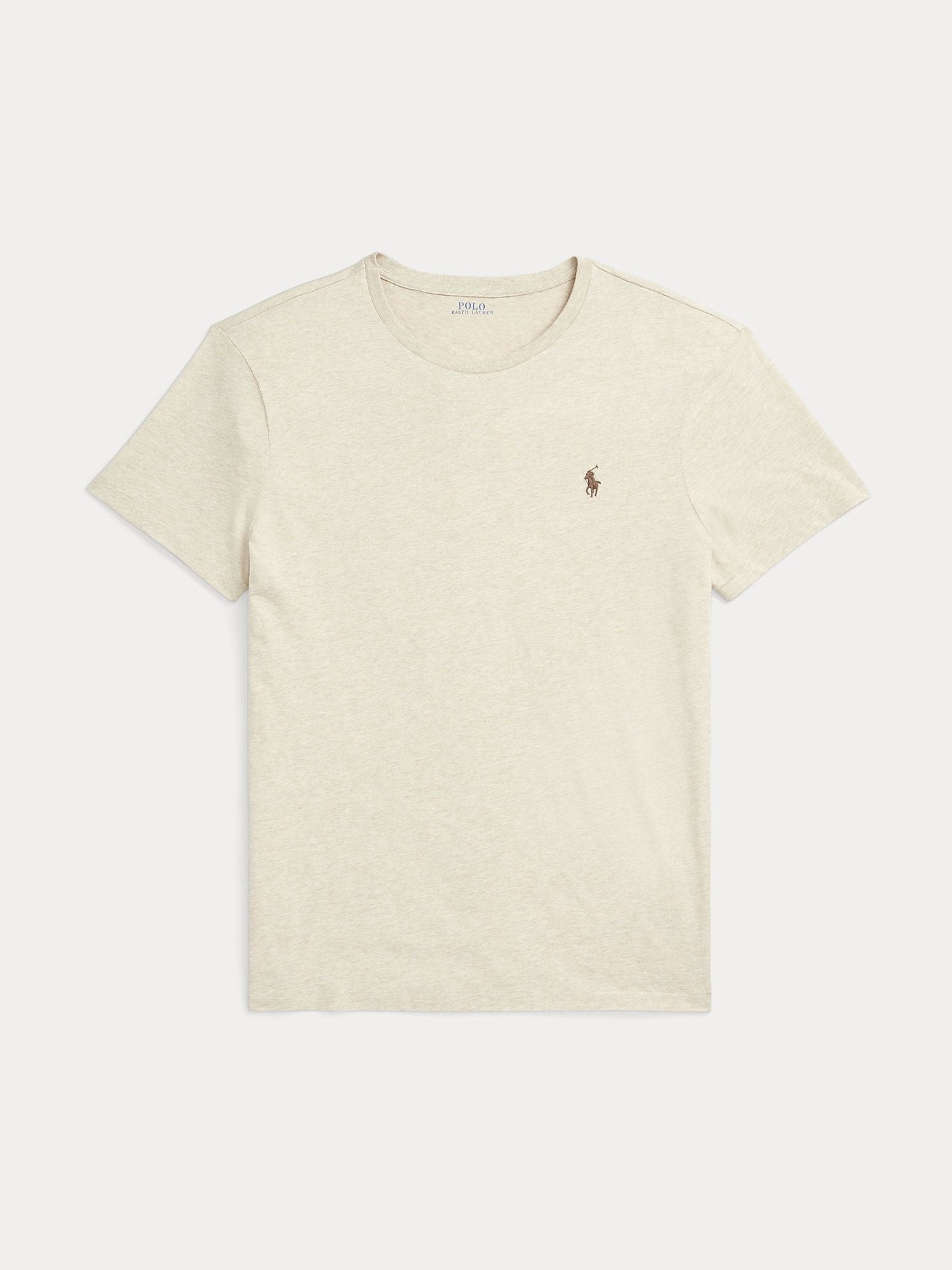 Polo Ralph Lauren miesten T-paita Custom Slim Fit Soft Cotton T-Shirt, beige