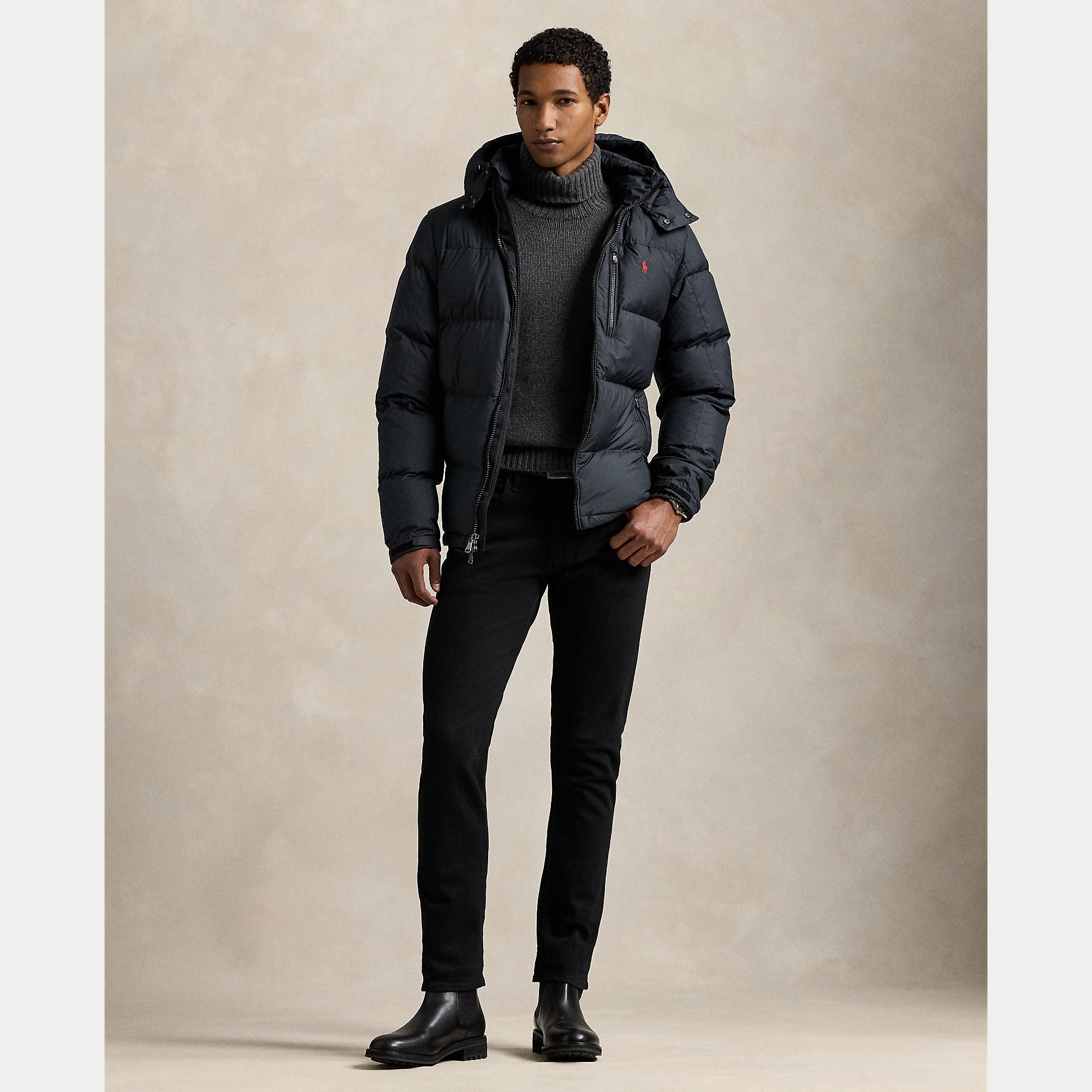 Polo Ralph Lauren miesten untuvatakki Gorham Down Jacket, musta