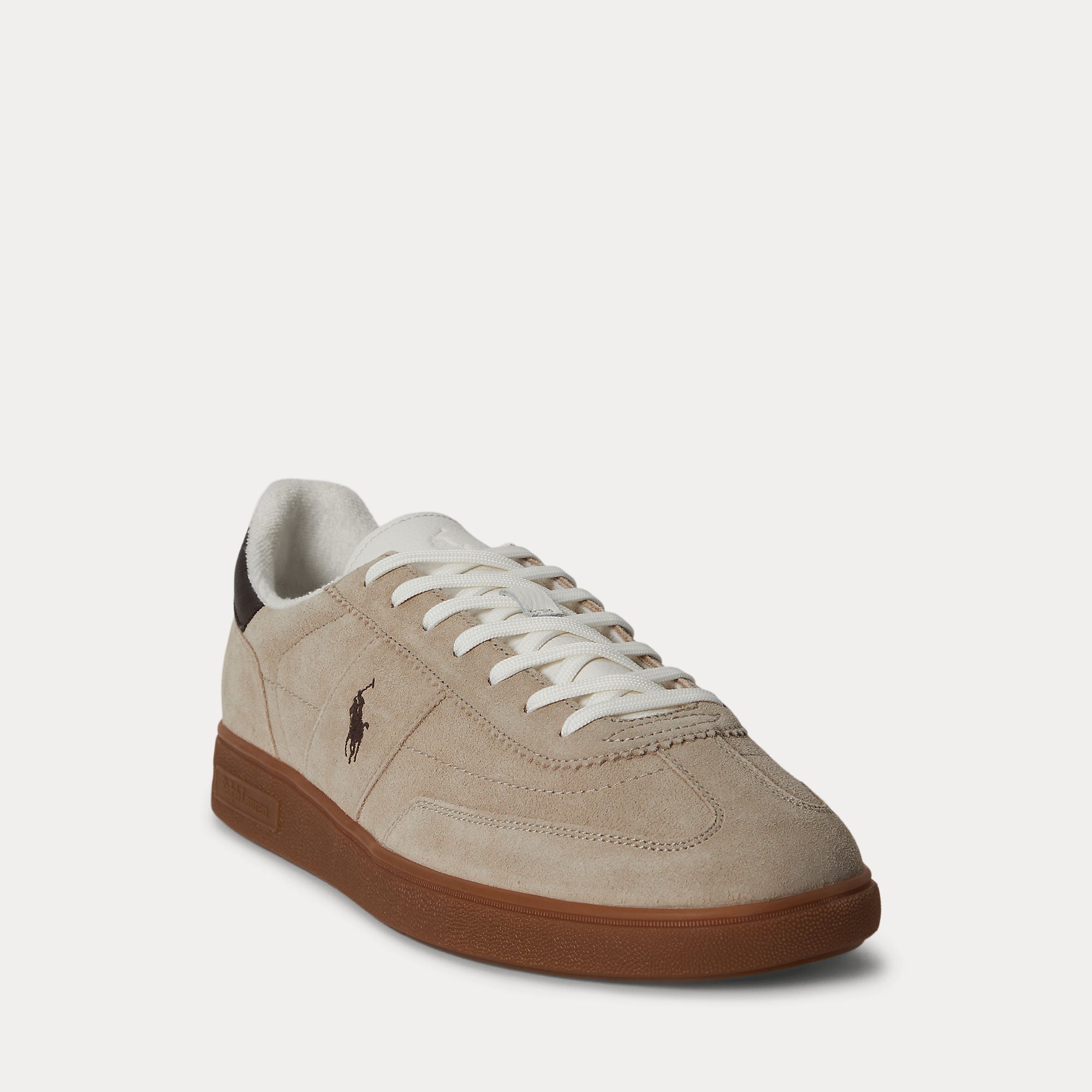 Polo Ralph Lauren miesten tennarit Bedford PP - Low Top Suede Sneaker, ruskeanharmaa