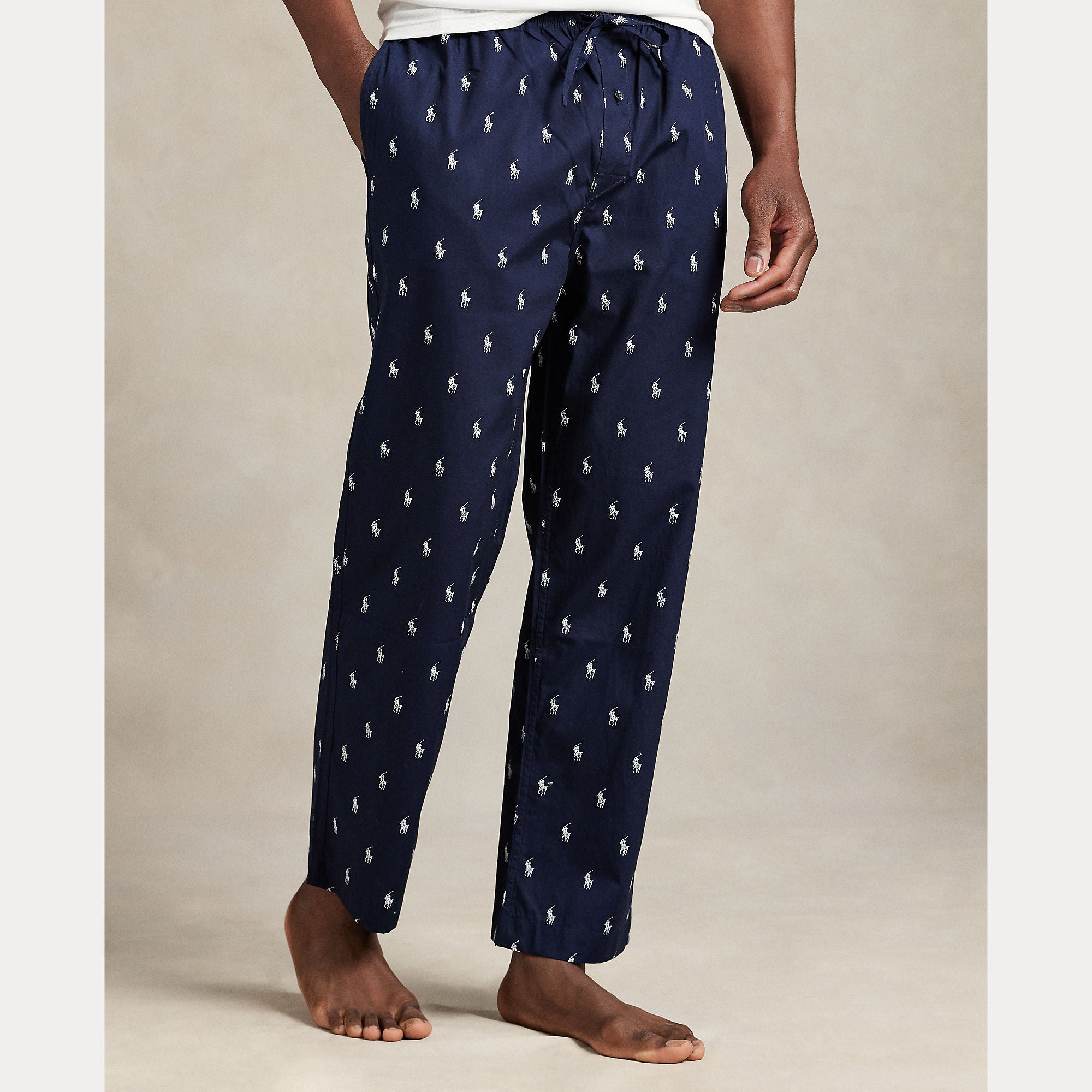 Polo Ralph Lauren miesten pyjamahousut Sleep Bottom, tummansininen