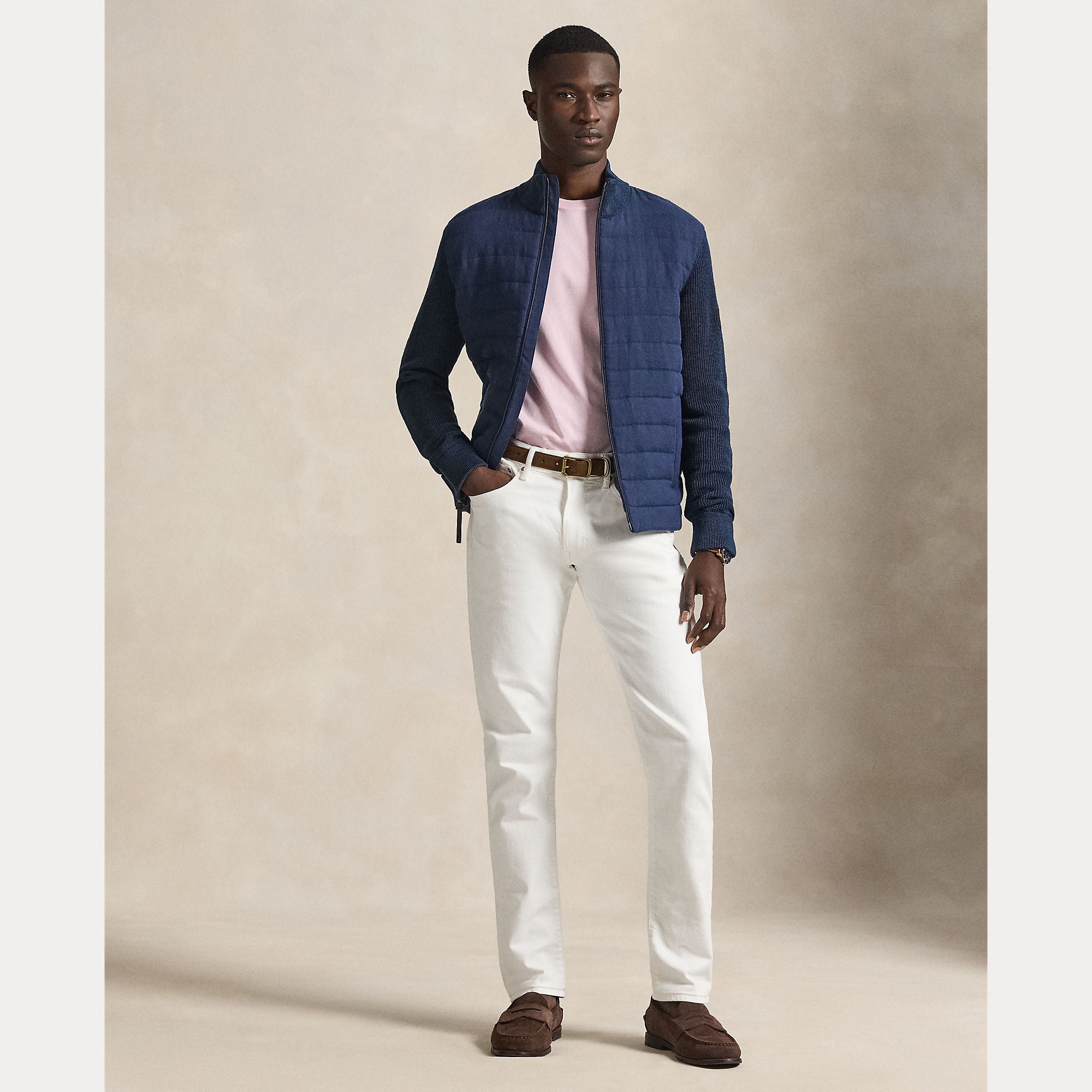 Polo Ralph Lauren miesten t-paita Custom Slim Fit T-Shirt Seasonal Color, vaaleanpunainen