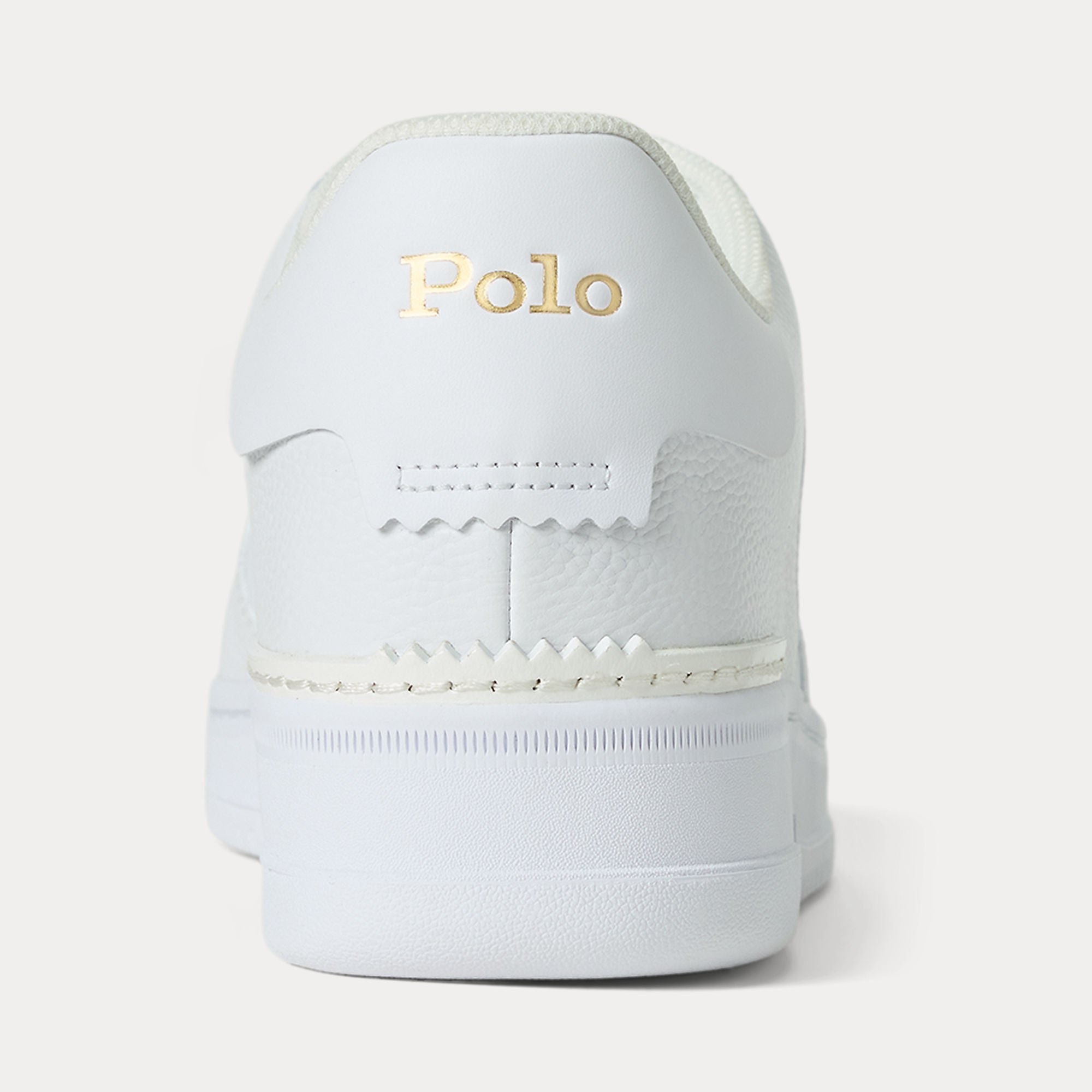 Polo Ralph Lauren Unisex tennarit Masters CRT-Sneaker White Gold, valkoinen