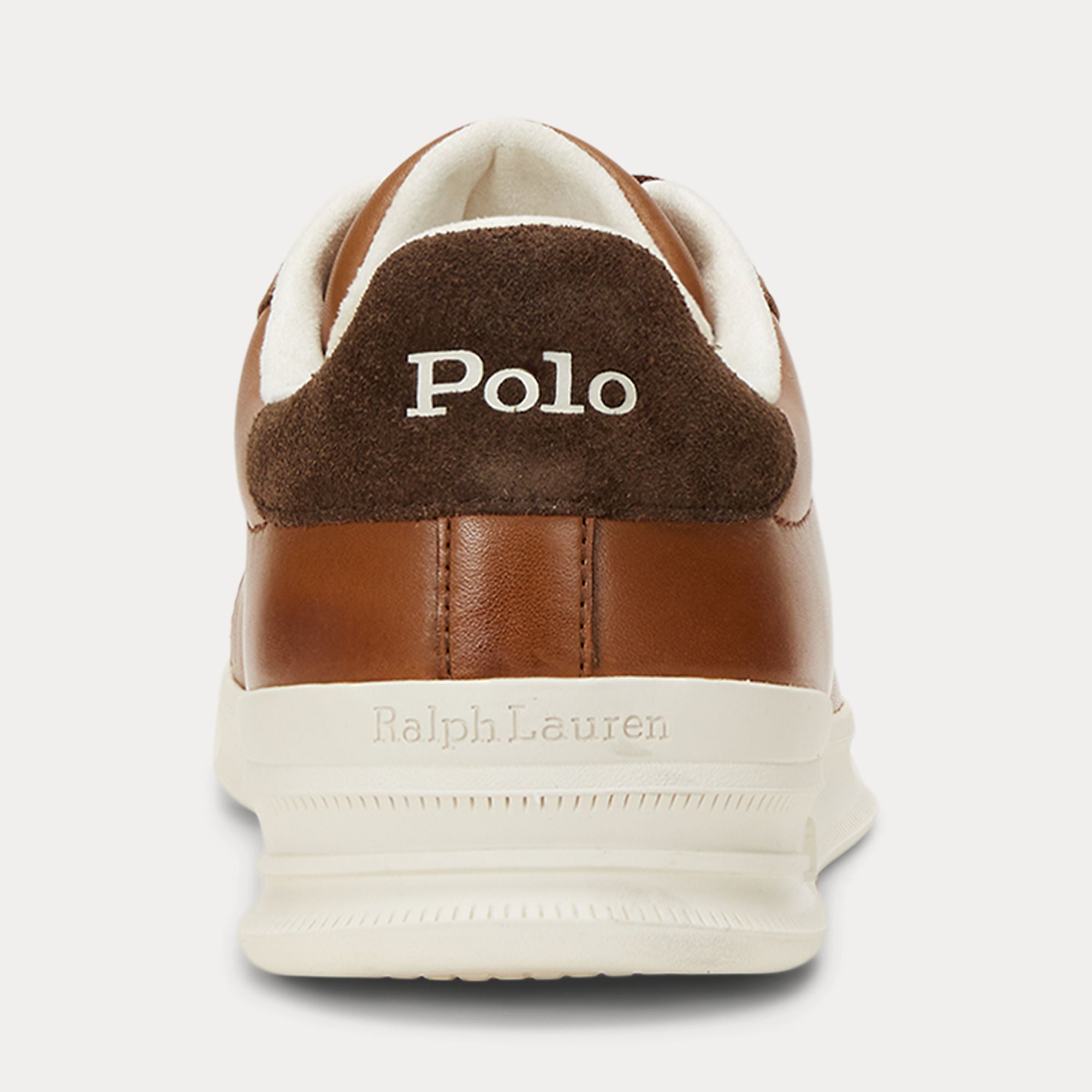 Polo Ralph Lauren miesten tennarit HRT CRT II Sneakers Low Top Lace, keskiruskea