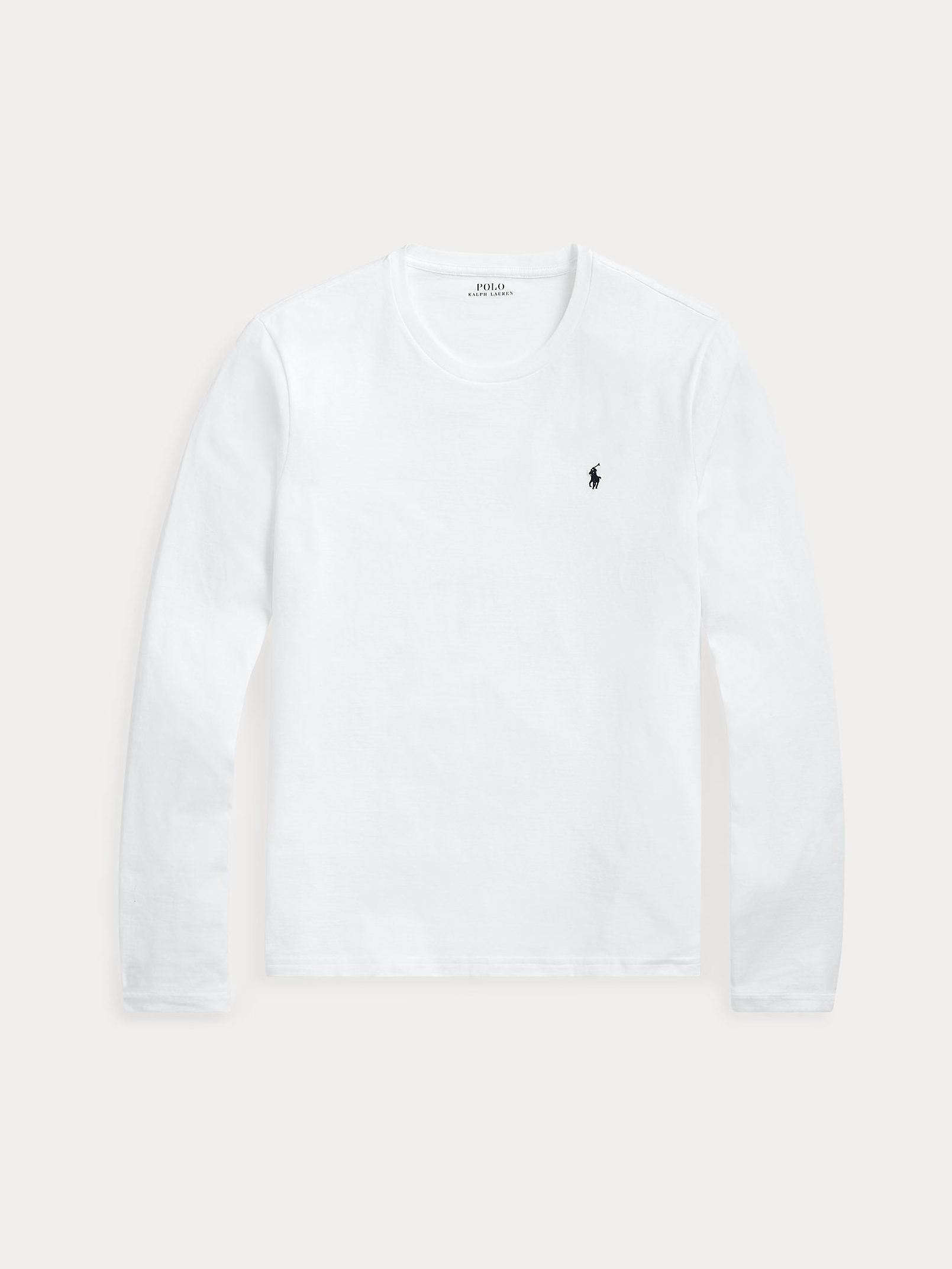 Polo Ralph Lauren miesten pitkähihainen paita L/S Crew Top, valkoinen