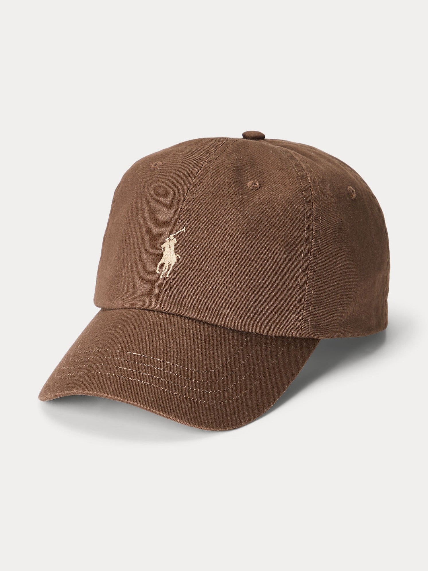 Polo Ralph Lauren miesten lippis Polo Cotton Ball Cap, keskiruskea