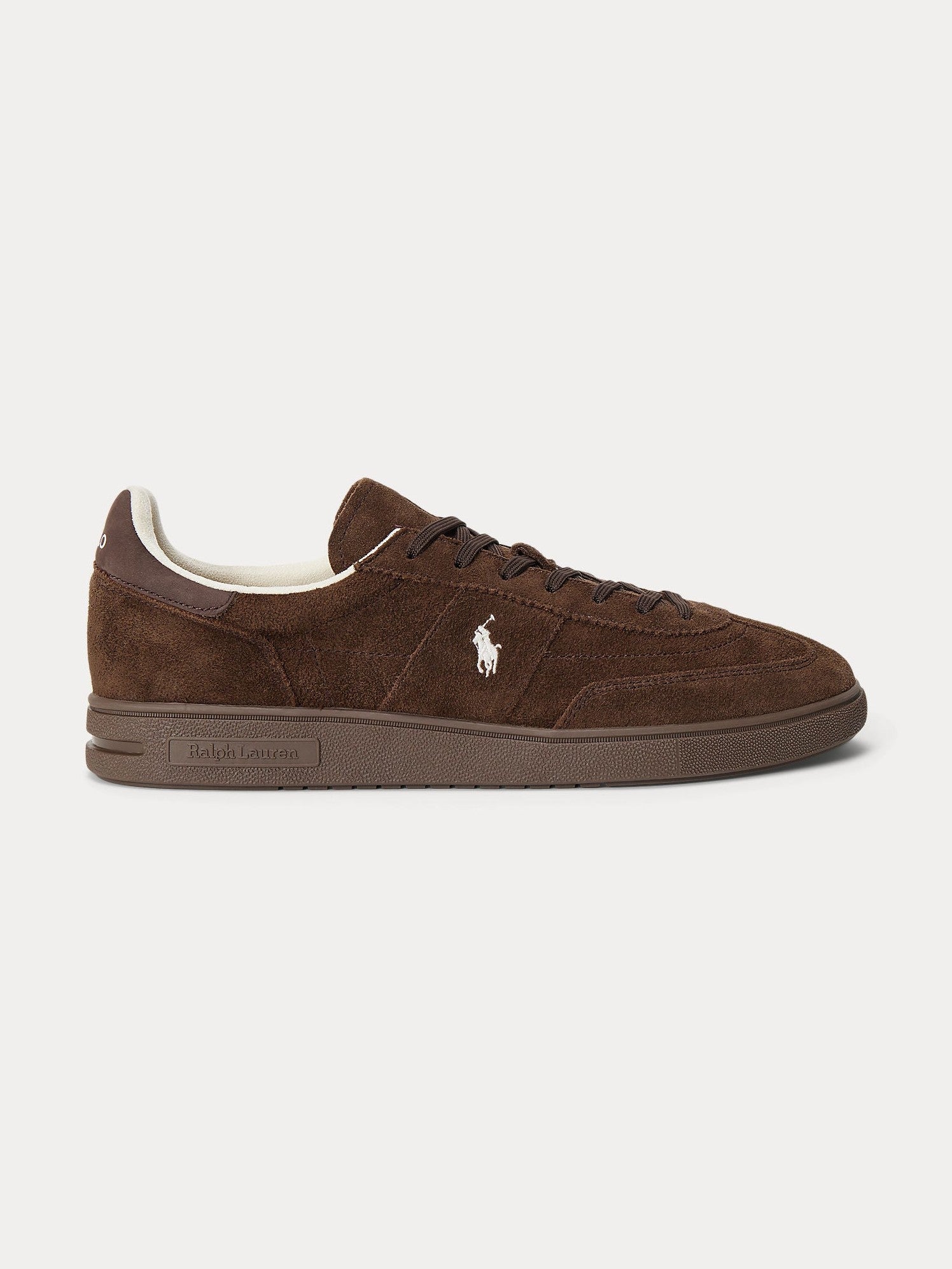 Polo Ralph Lauren miesten tennarit Bedford Suede Sneaker, tummanruskea