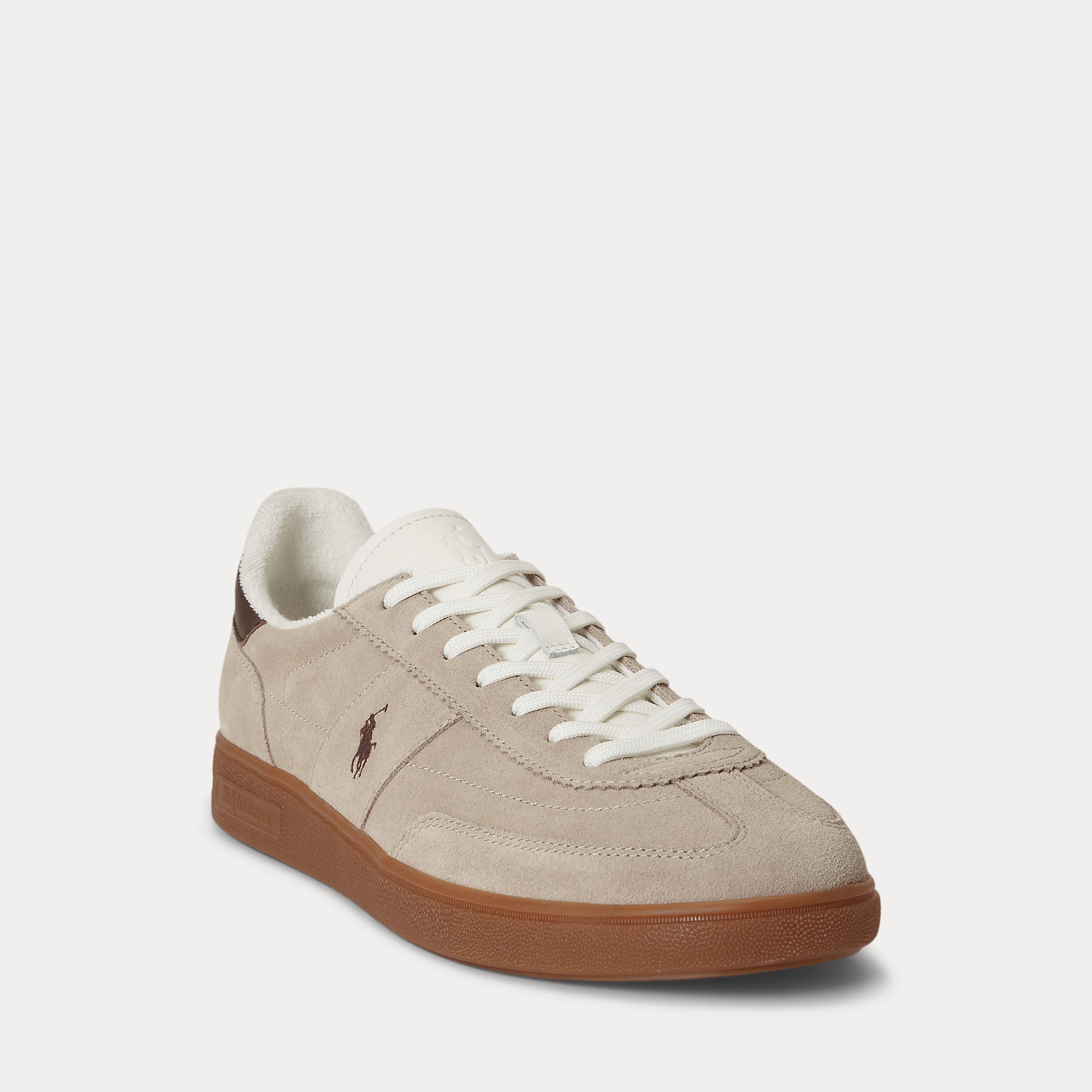 Polo Ralph Lauren miesten tennarit Bedford PP - Low Top Suede Sneaker, ruskeanharmaa