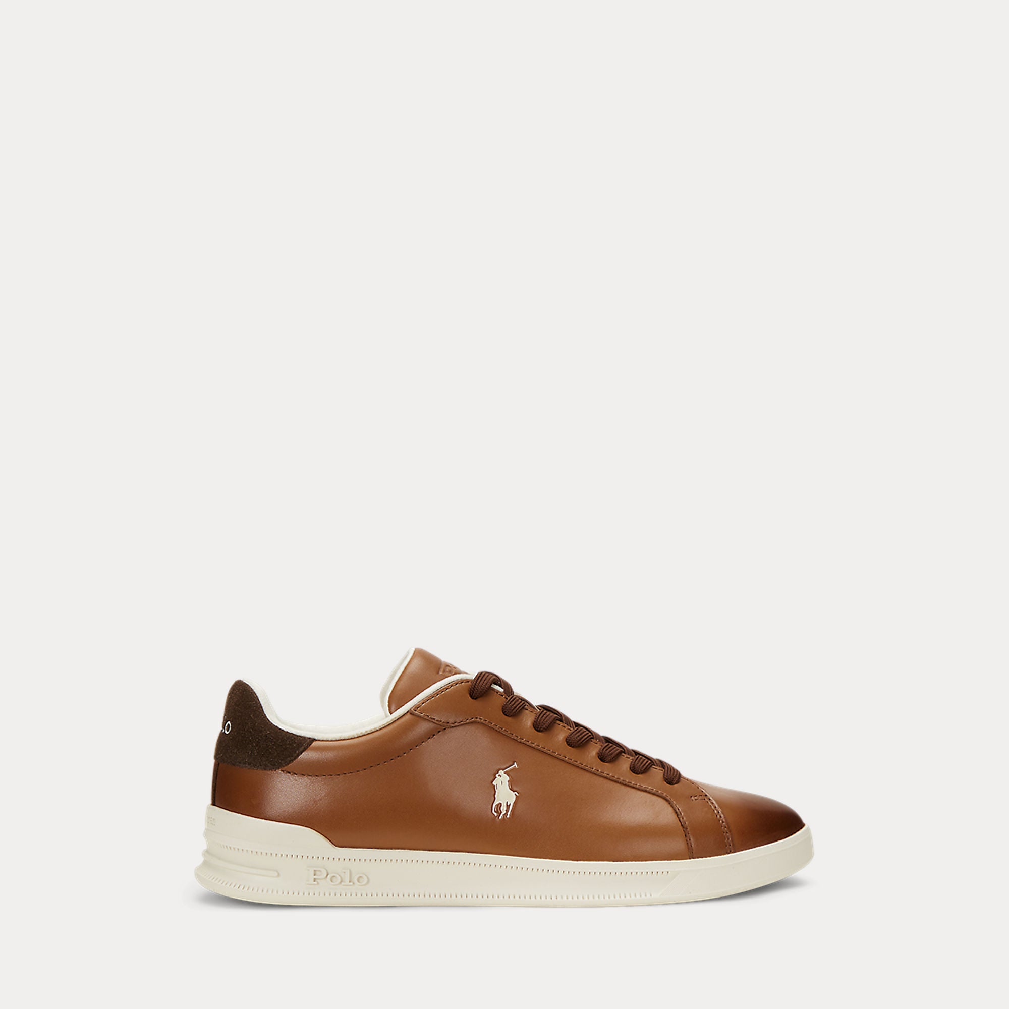 Polo Ralph Lauren miesten tennarit HRT CRT II Sneakers Low Top Lace, keskiruskea