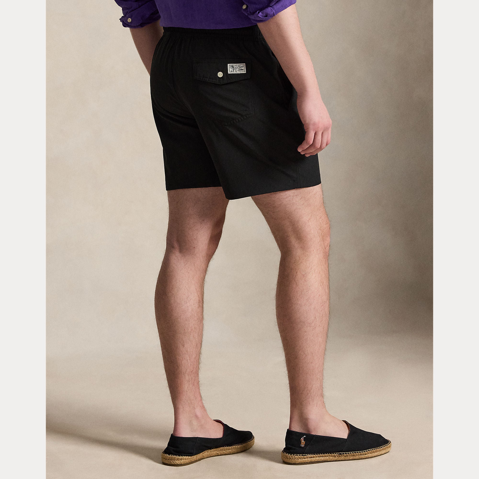 Polo Ralph Lauren miesten uimashortsit Traveler-Mid-Trunk, Musta