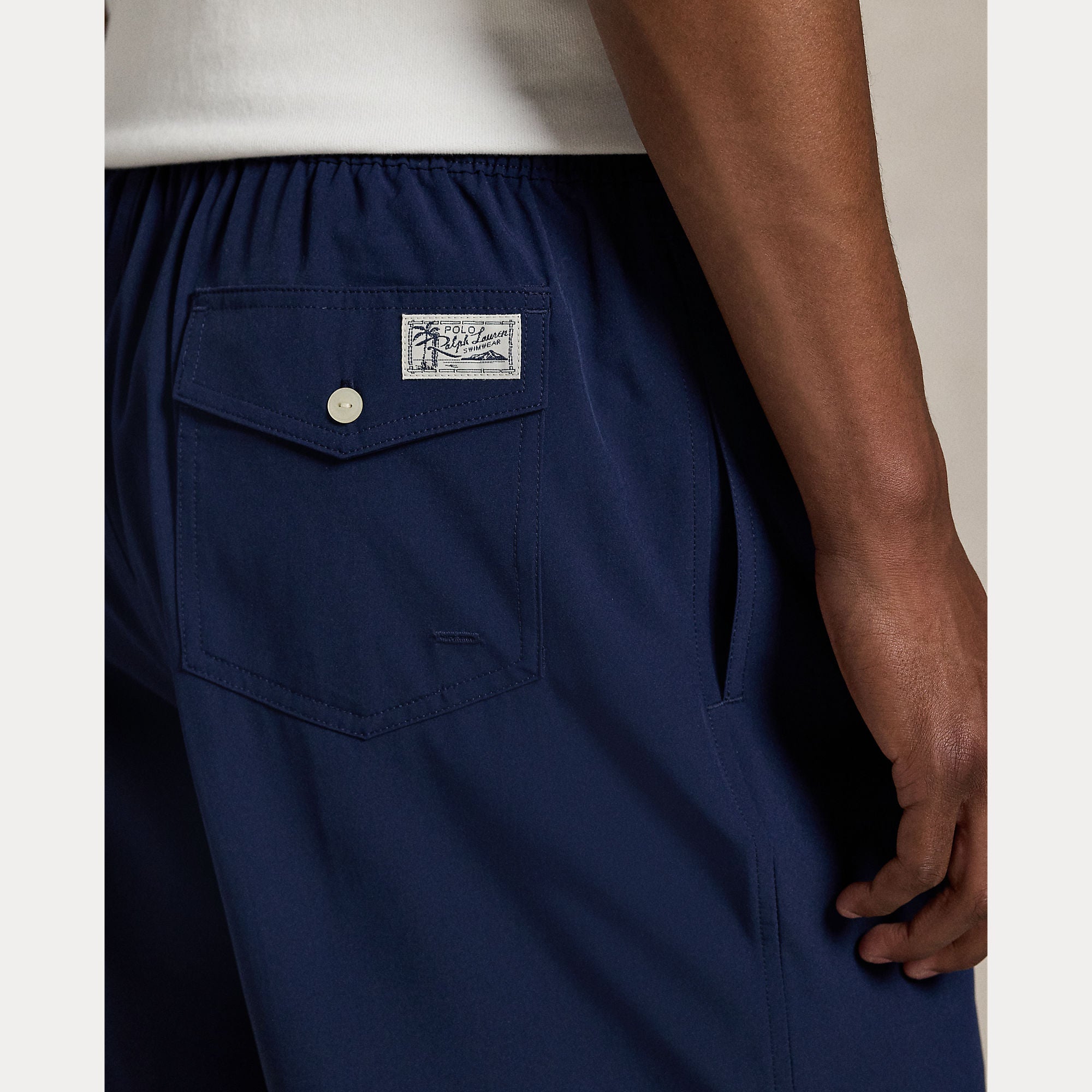 Polo Ralph Lauren miesten uimashortsit Traveler Mid Trunk, tummansininen