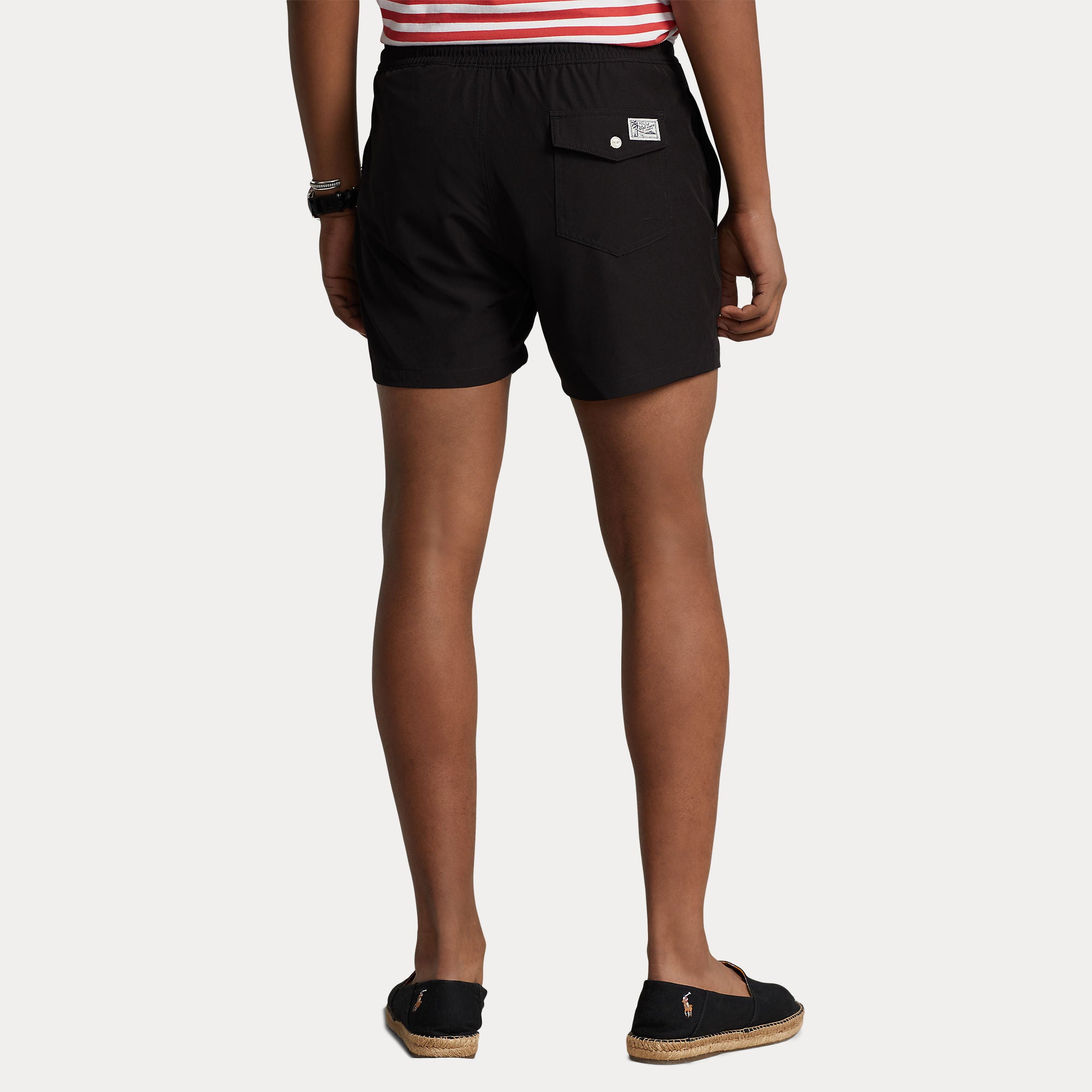 Polo Ralph Lauren miesten uimashortsit Traveler-Mid-Trunk, Musta