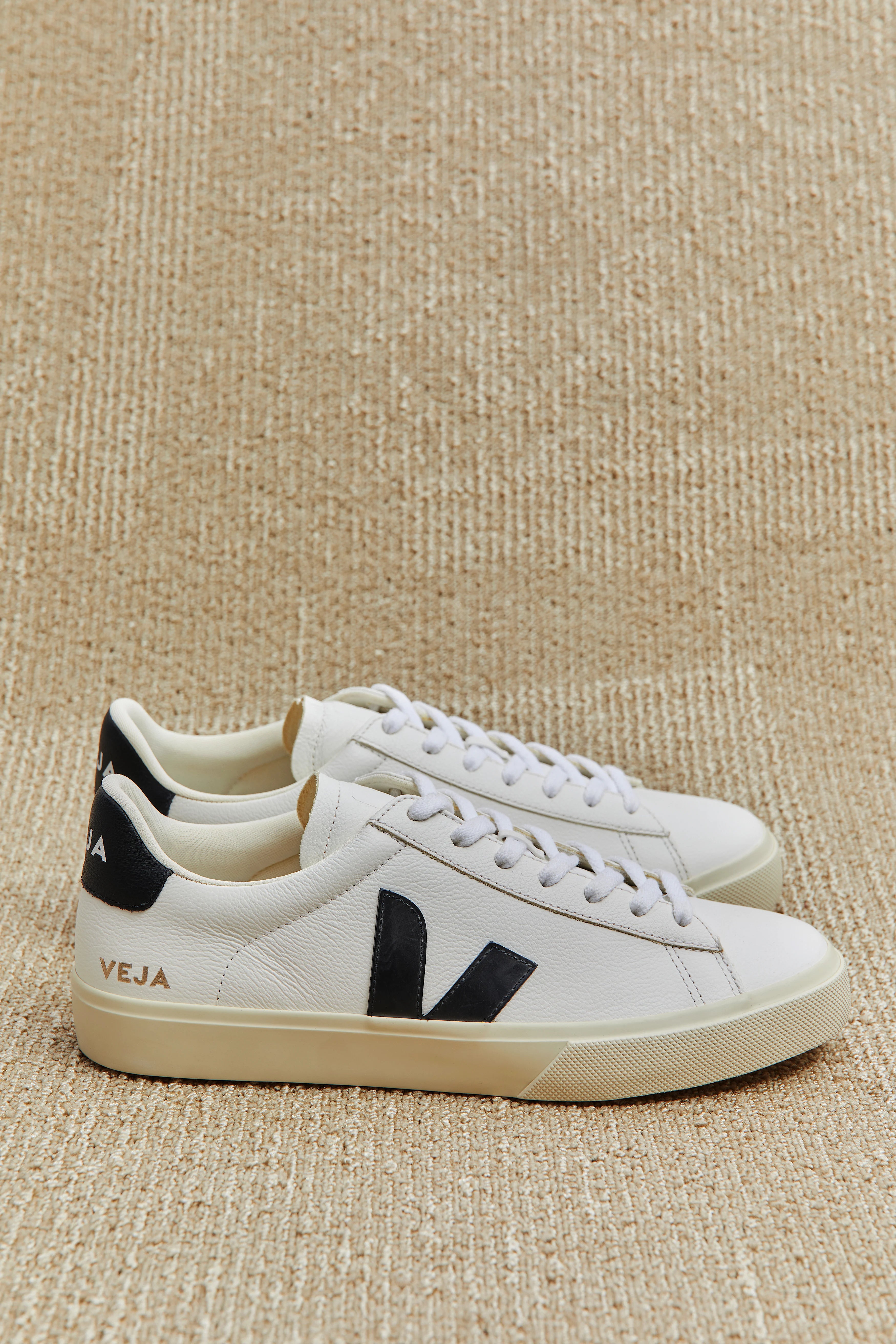Veja miesten tennarit Campo Sneaker Extra White Black, valkoinen