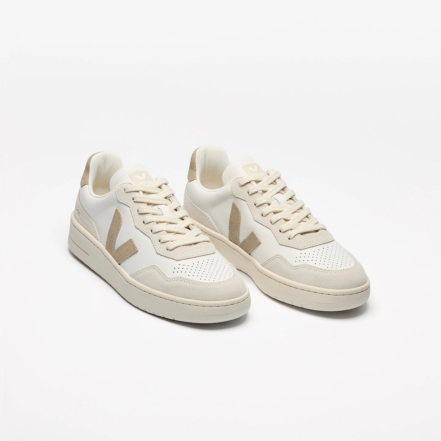 Veja miesten tennarit V-90 Sneaker White Taupe, valkoinen