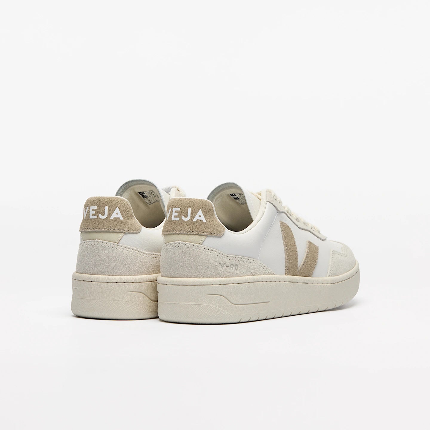 Veja miesten tennarit V-90 Sneaker White Taupe, valkoinen
