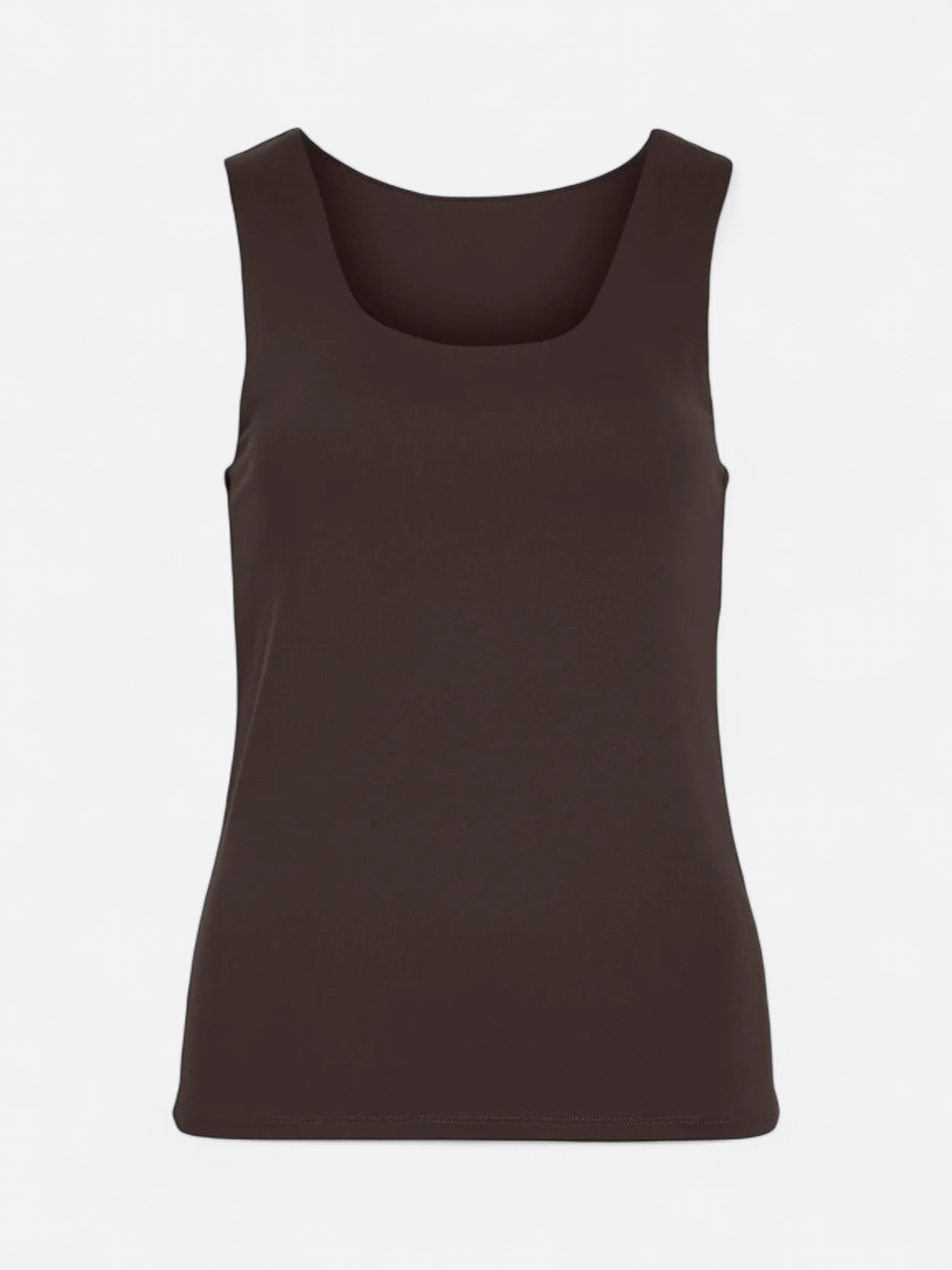 Vila naisten toppi Vikenza O-Neck S/L Tank Top, Coffee Bean - Kekäle.fi