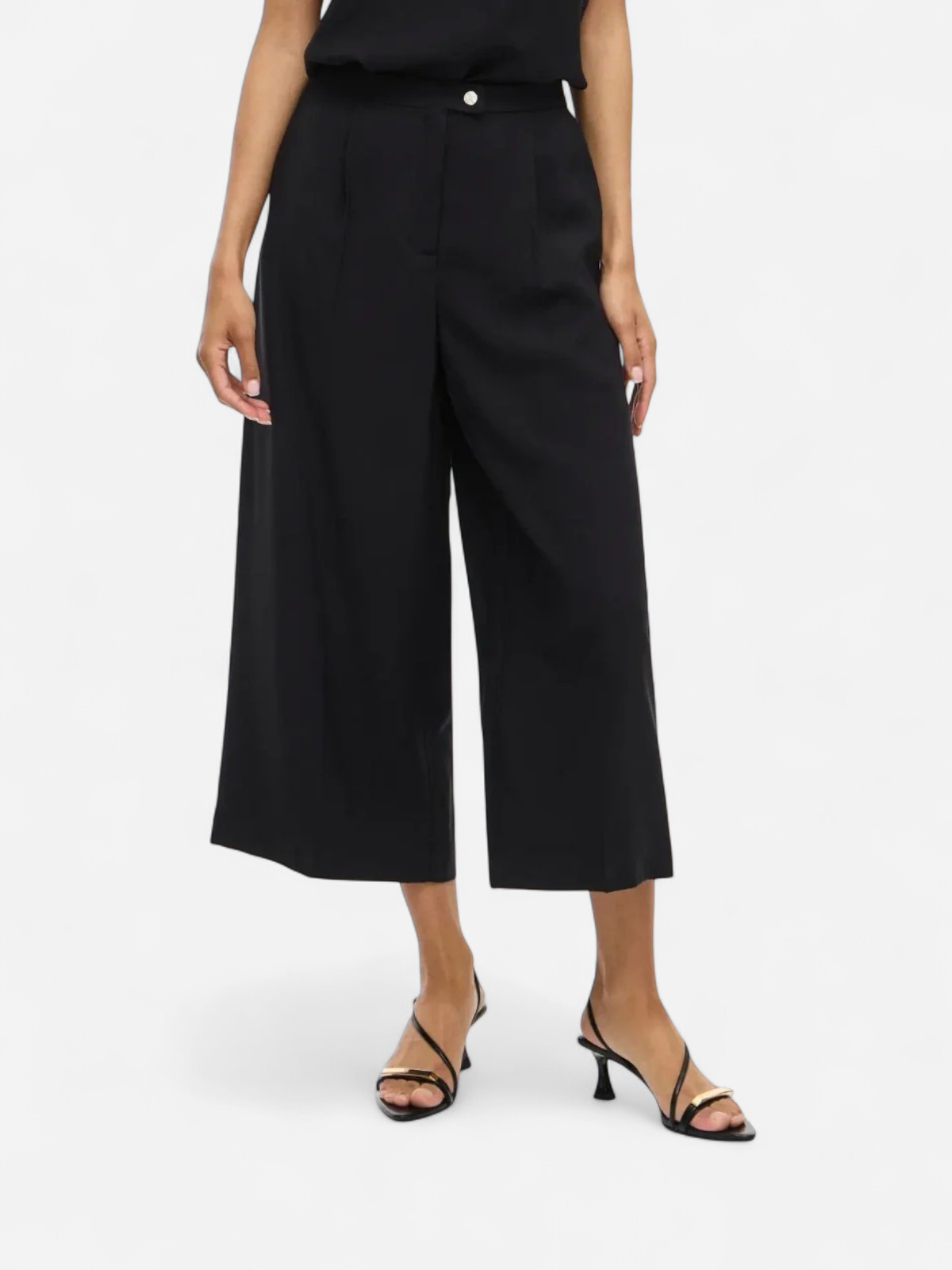 Vila naisten housut, VIMARLEE HW WIDE CULOTTE PANTS Black Beauty - Kekäle.fi