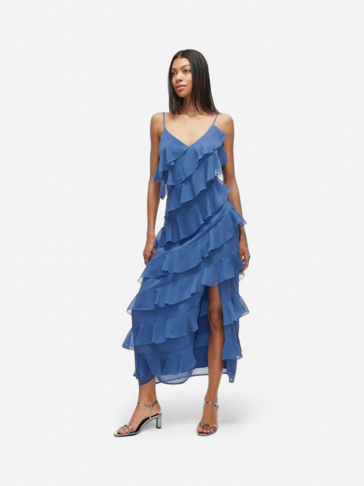 Vila naisten mekko, VILUNA STRAP DRESS Bijou Blue - Kekäle.fi
