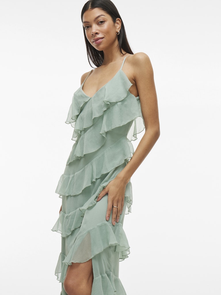 vila-naisten-mekko-viluna-strap-dress-green-milieu-5