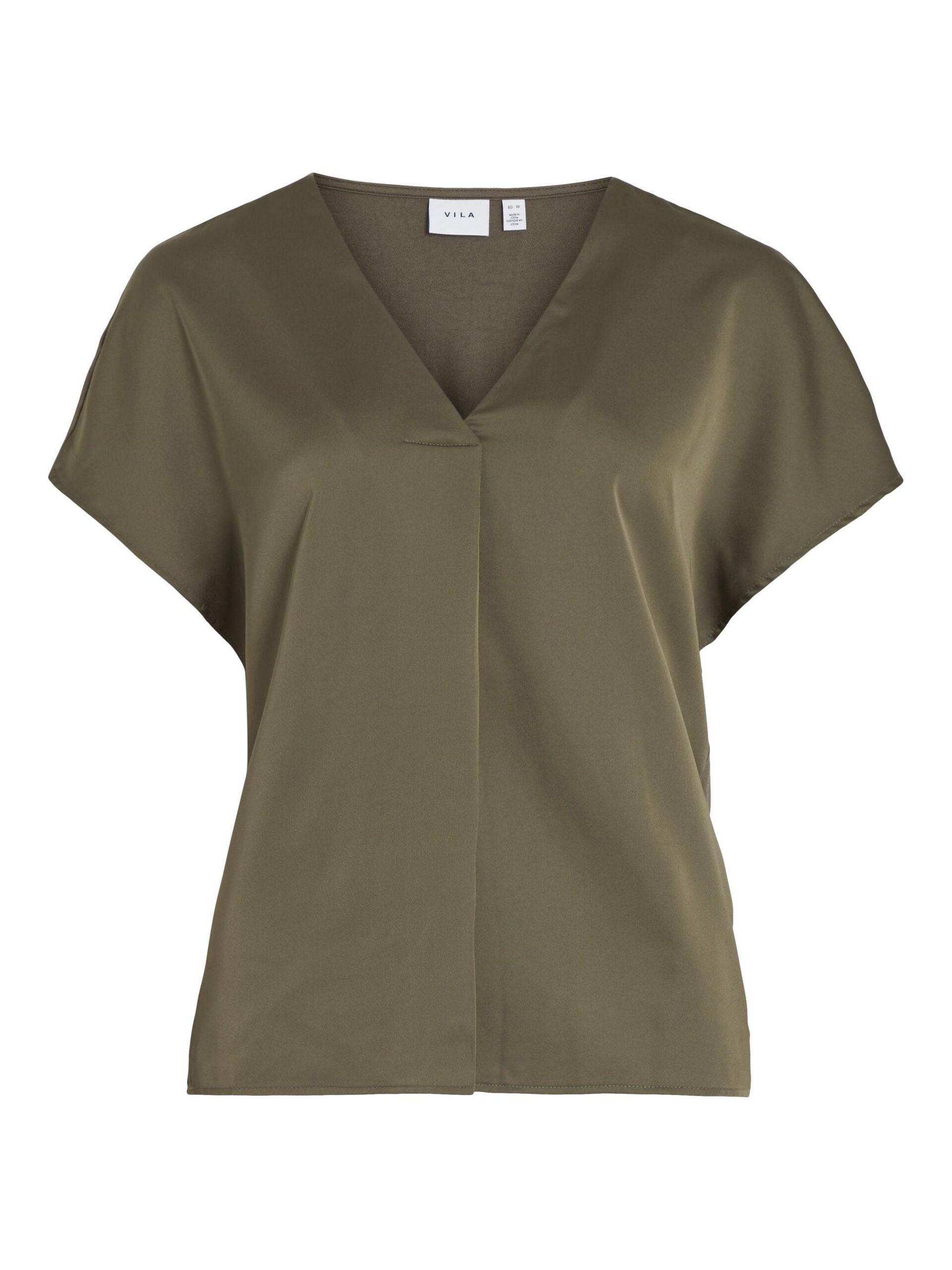 vila-naisten-satiinitoppi-viellette-v-neck-s-s-satin-top-khaki-3