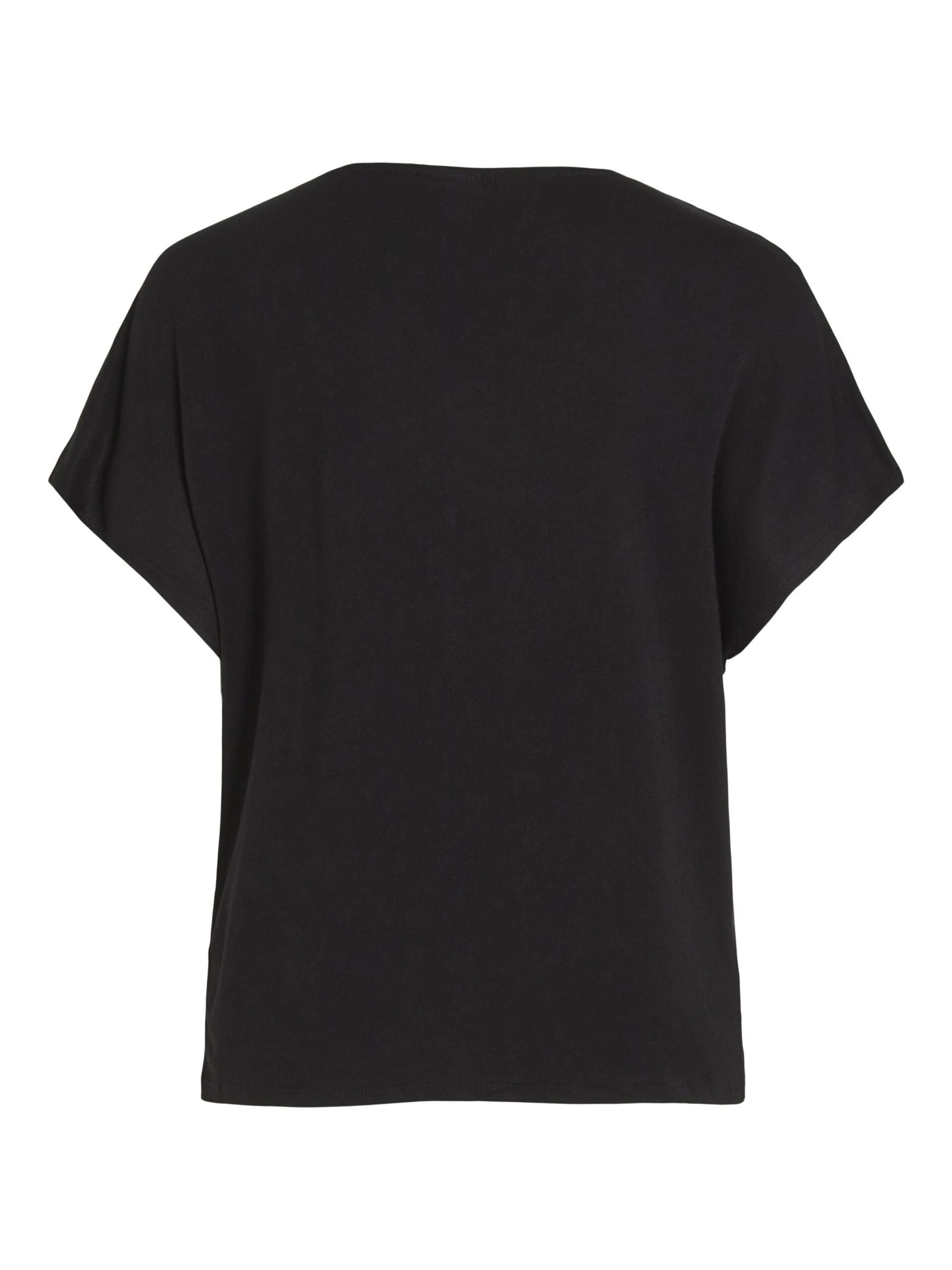 vila-naisten-satiinitoppi-viellette-v-neck-s-s-satin-top-musta-4