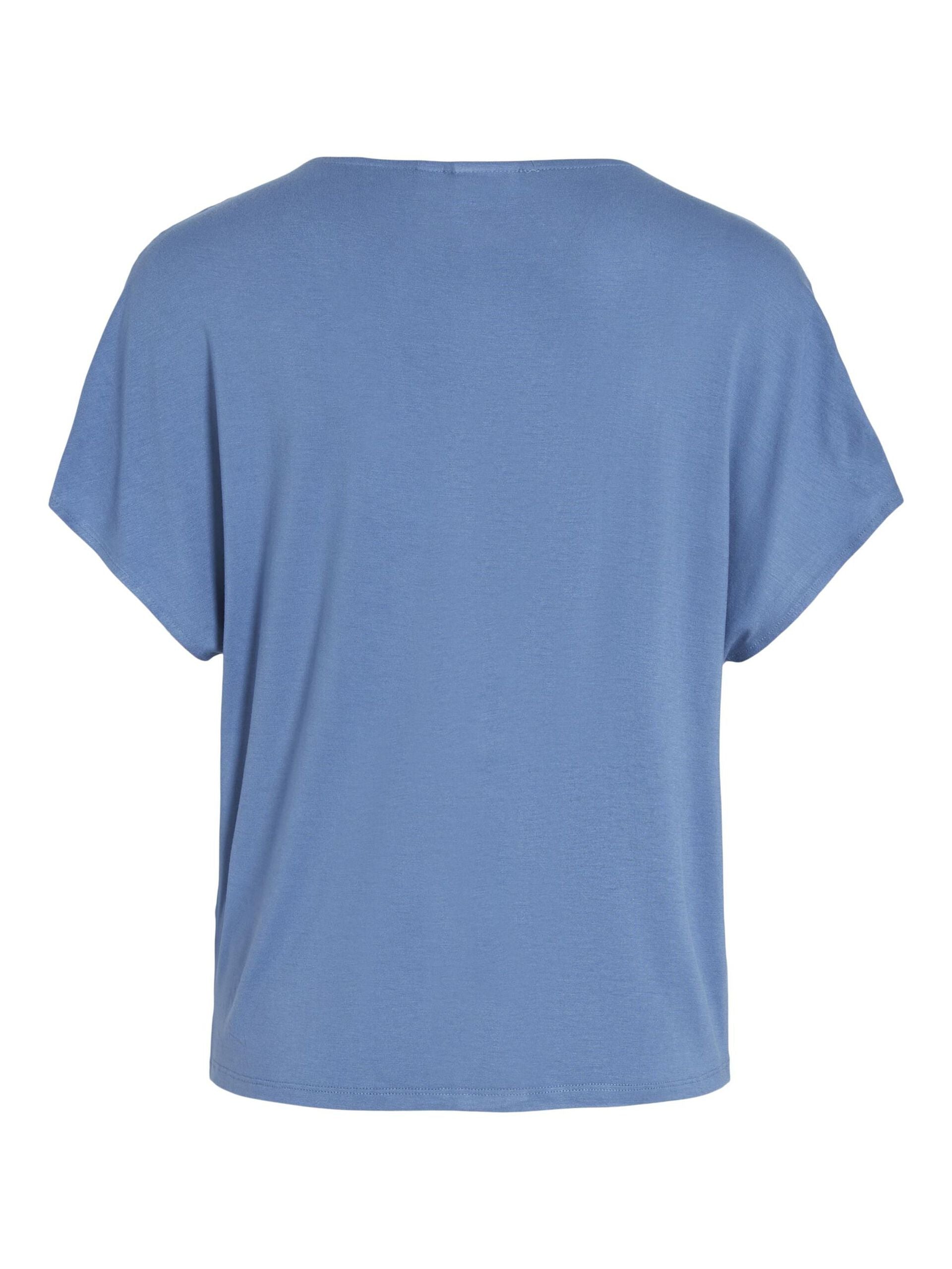 vila-naisten-satiinitoppi-viellette-v-neck-s-s-satin-top-sininen-4
