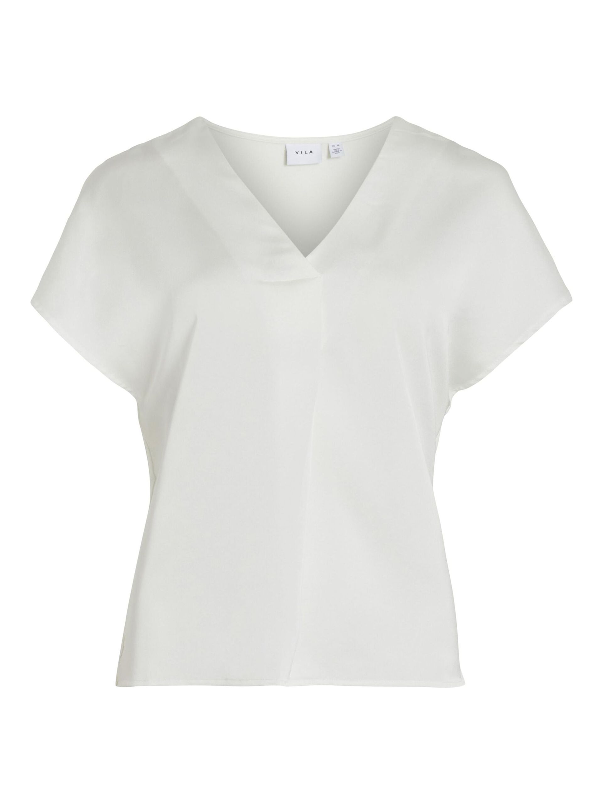 vila-naisten-satiinitoppi-viellette-v-neck-s-s-satin-top-valkoinen-3