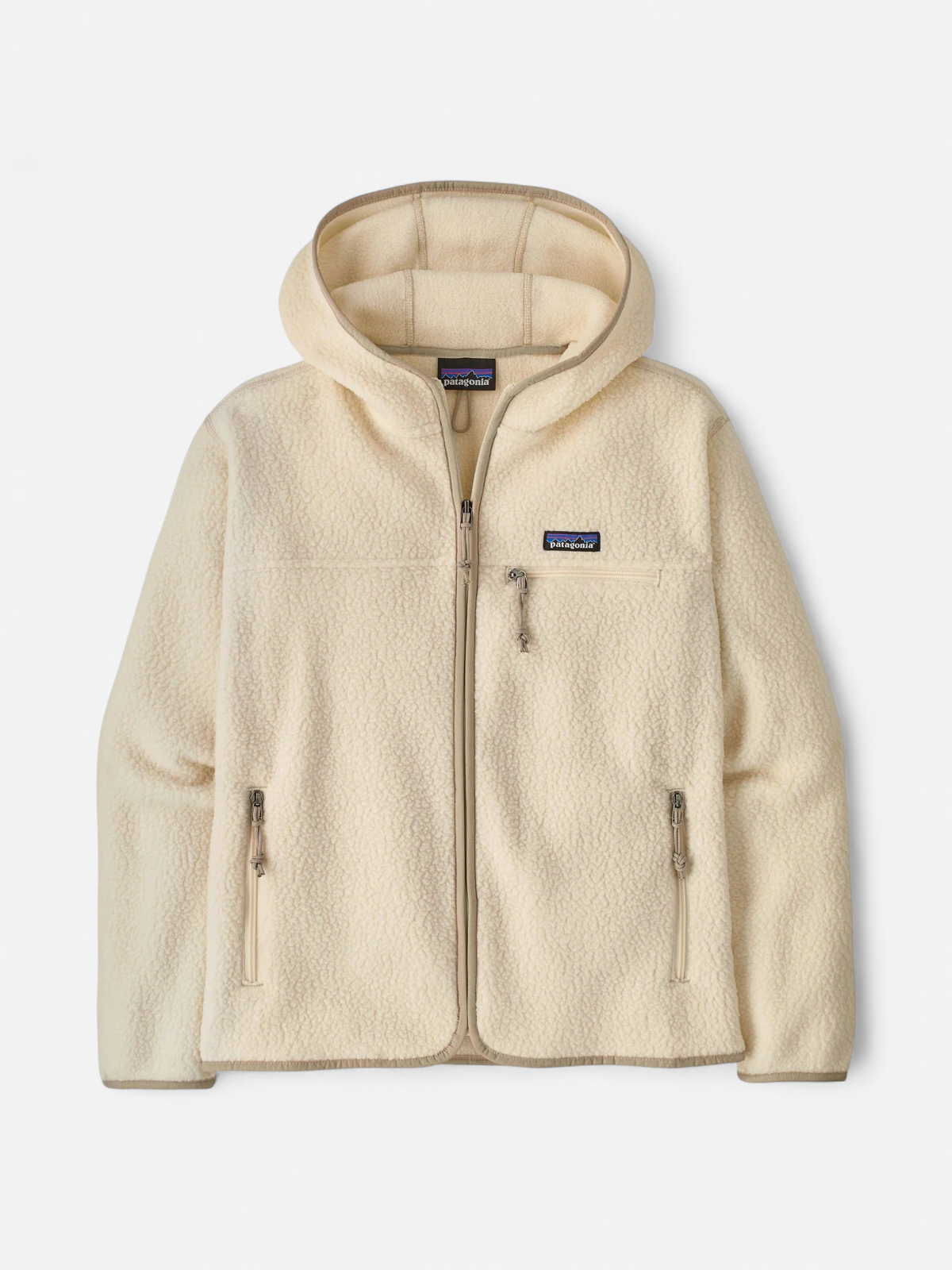 W´S RETRO PILE HOODY LUONNONVALKOINEN - Kekäle.fi