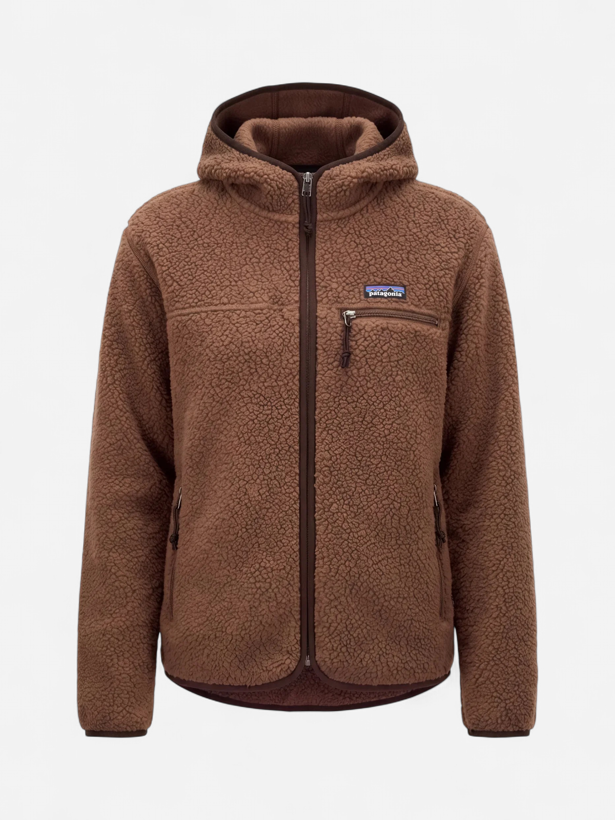 W´S RETRO PILE HOODY TUMMANRUSKEA - Kekäle.fi