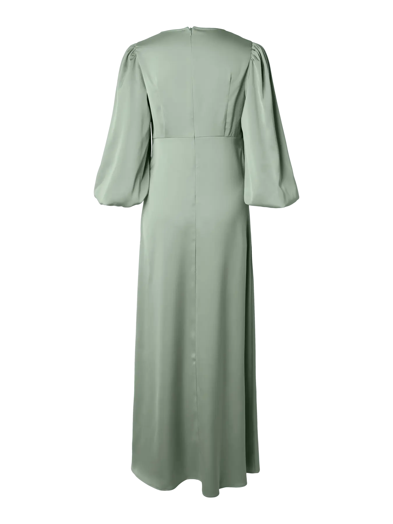 Y.A.S mekko YASThea LS Long Dress S. Noos, Green Milieu