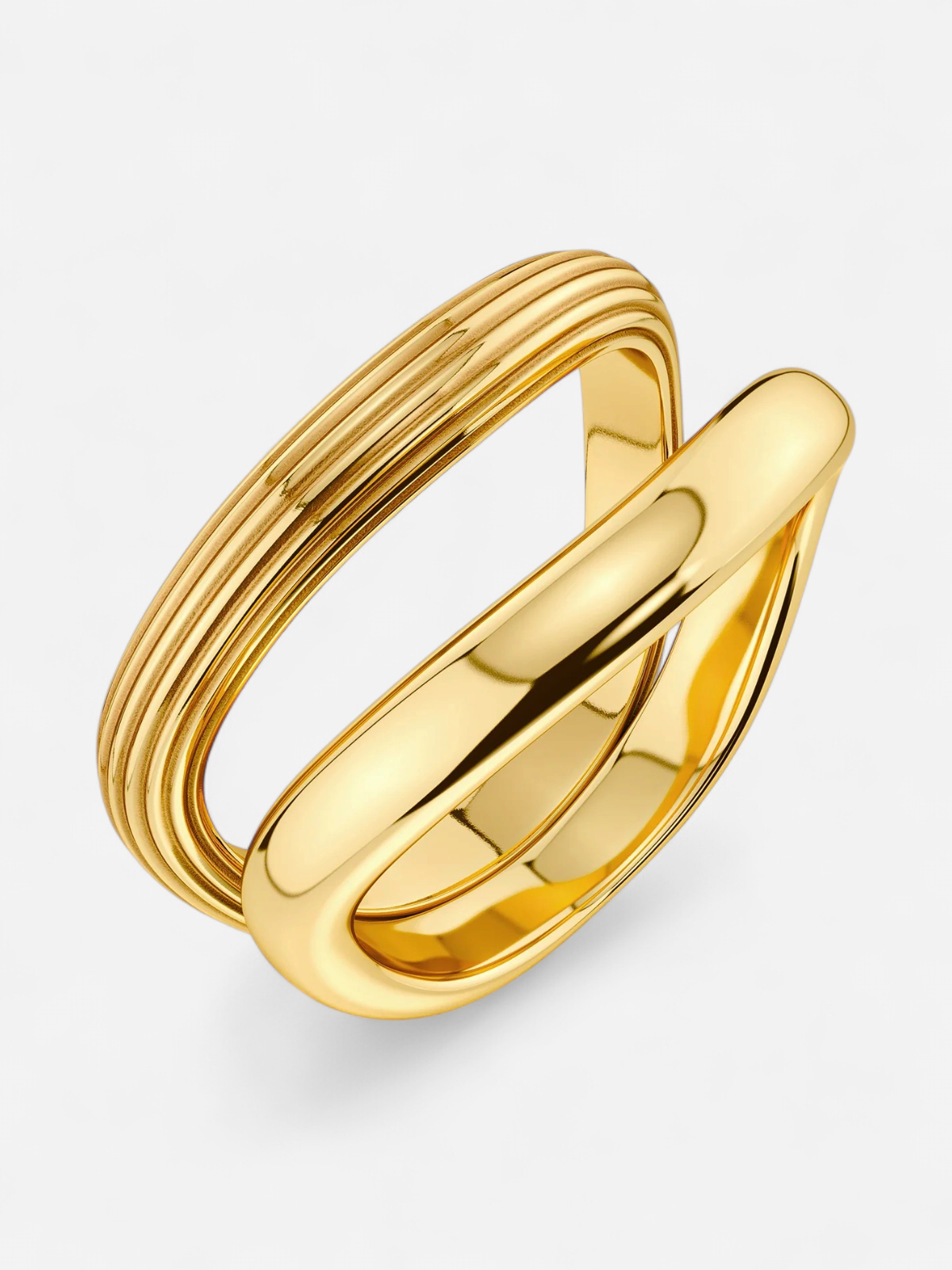 WILDERN RING GOLD Gold pleated - Kekäle.fi