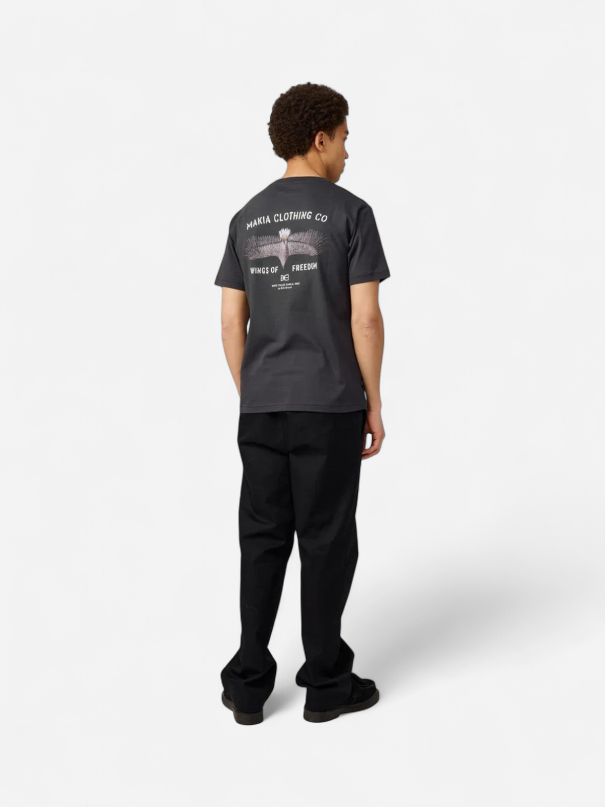 Makia miesten t-paita Wings T-shirt, musta - Kekäle.fi