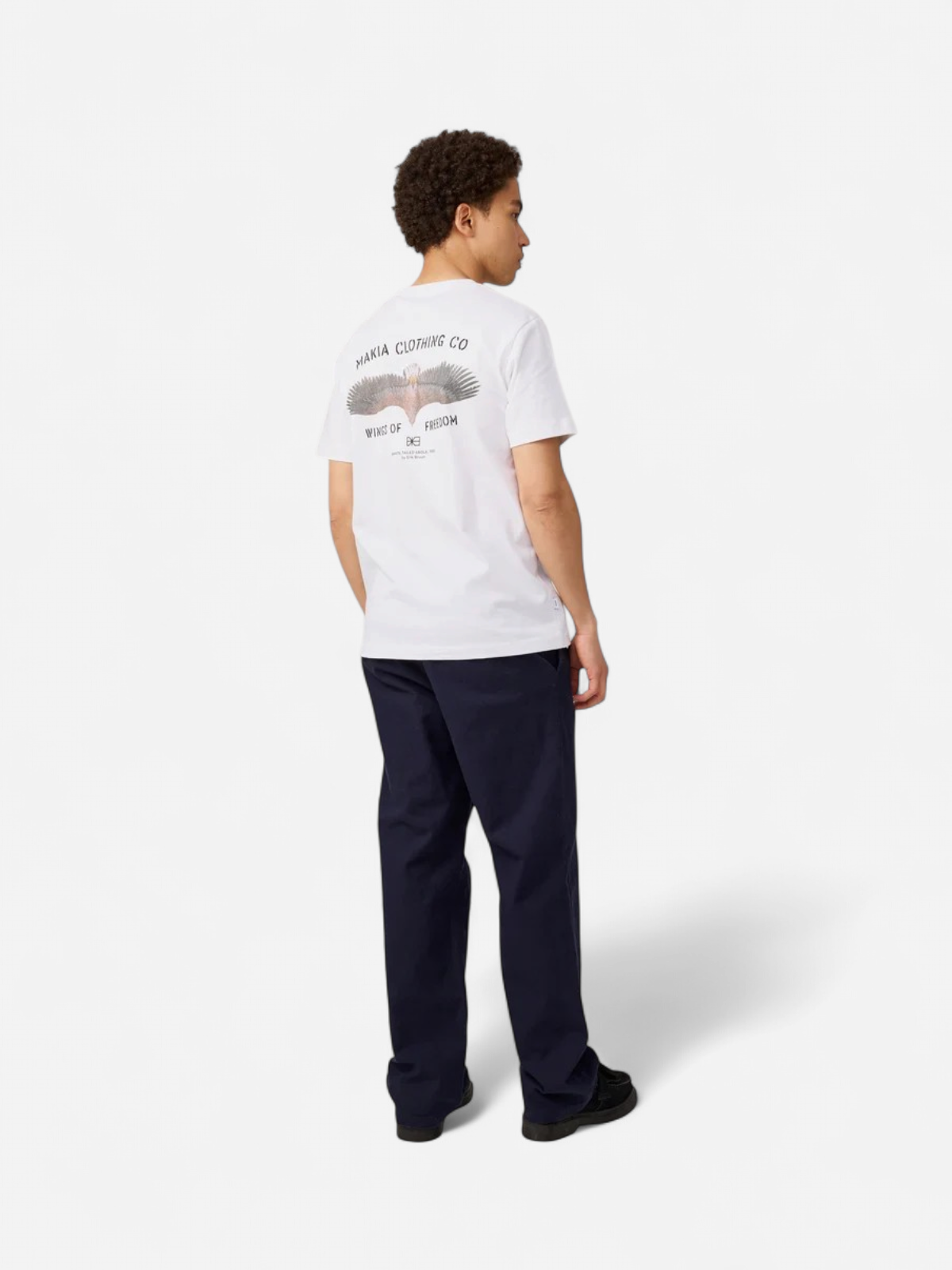 Makia miesten t-paita Wings T-shirt, valkoinen - Kekäle.fi