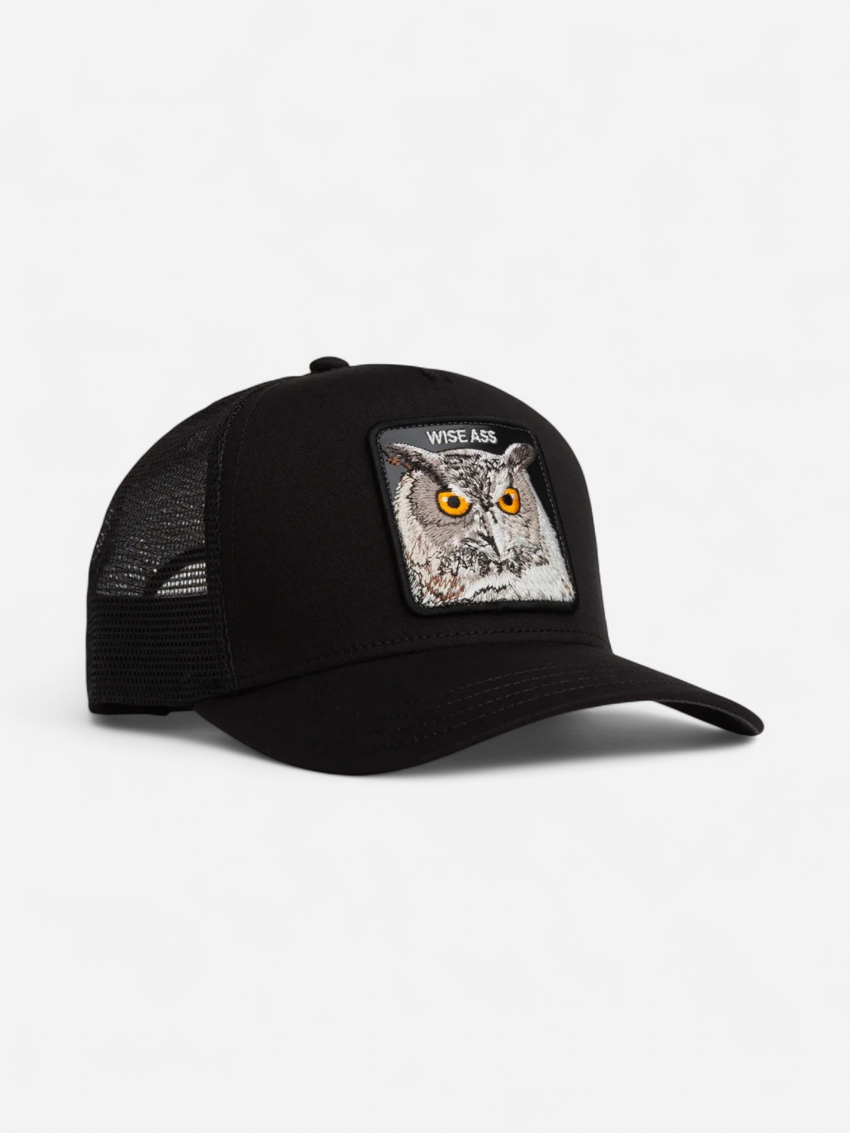 Goorin Bros lippis Wise Ass Owl Trucker, musta - Kekäle.fi